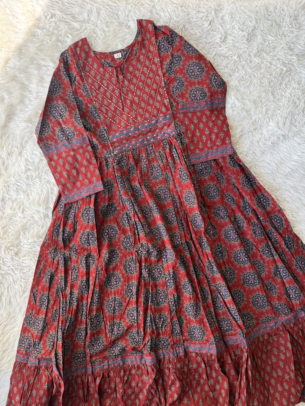 Premium Cotton Flare Kurti