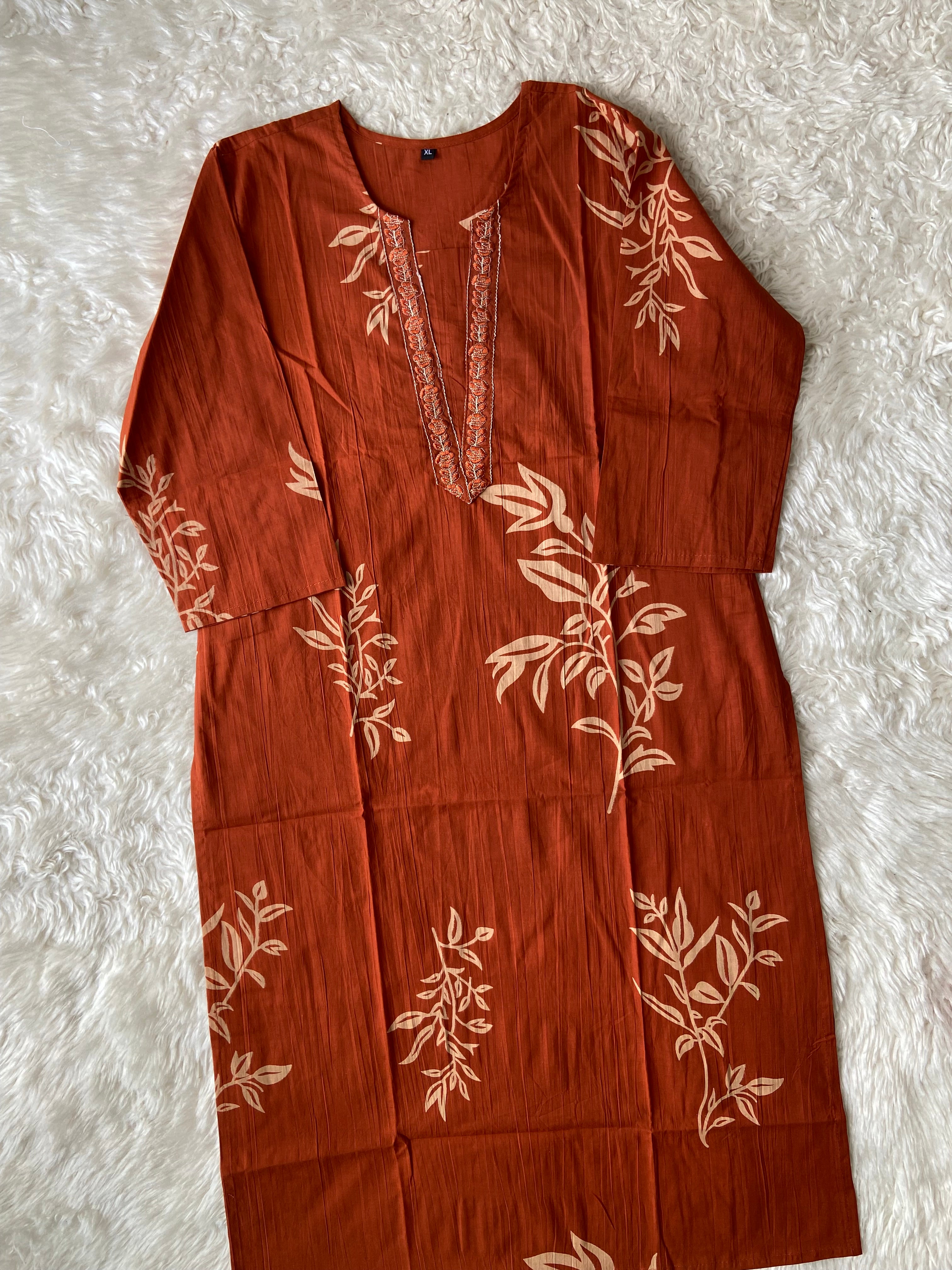 Budget Friendly Kurti Pant Dupatta Set