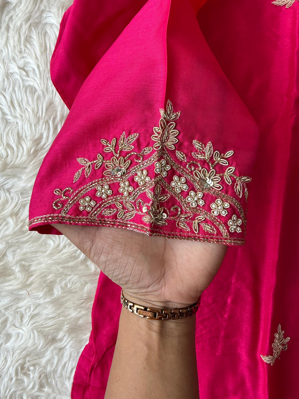 “Plus Size” Dola Silk Kurti Pant Dupatta Set