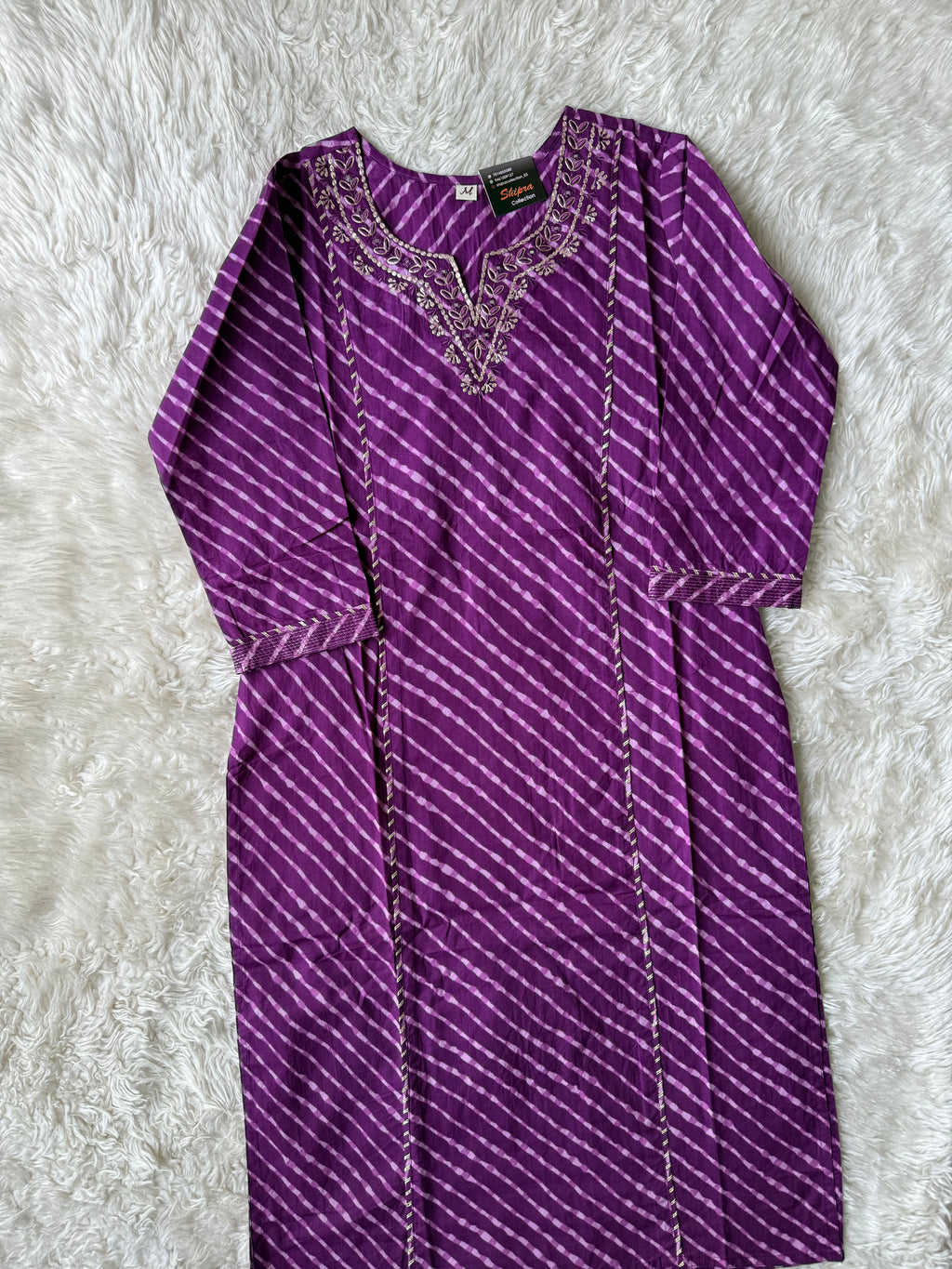 Premium Cotton Lehariya Set
