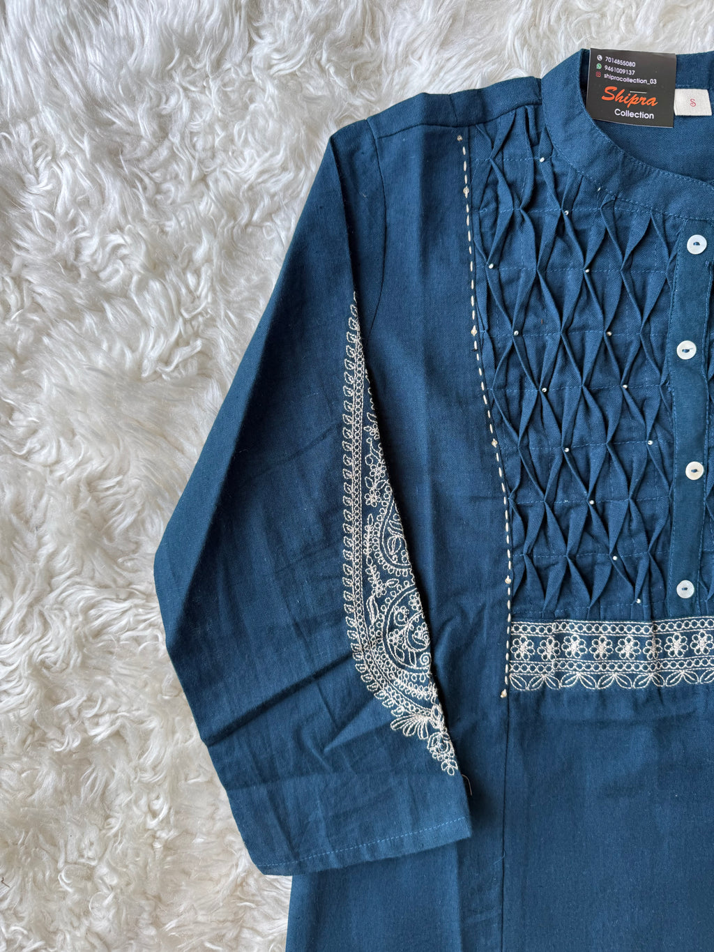 Khadi Cotton Short Kurti