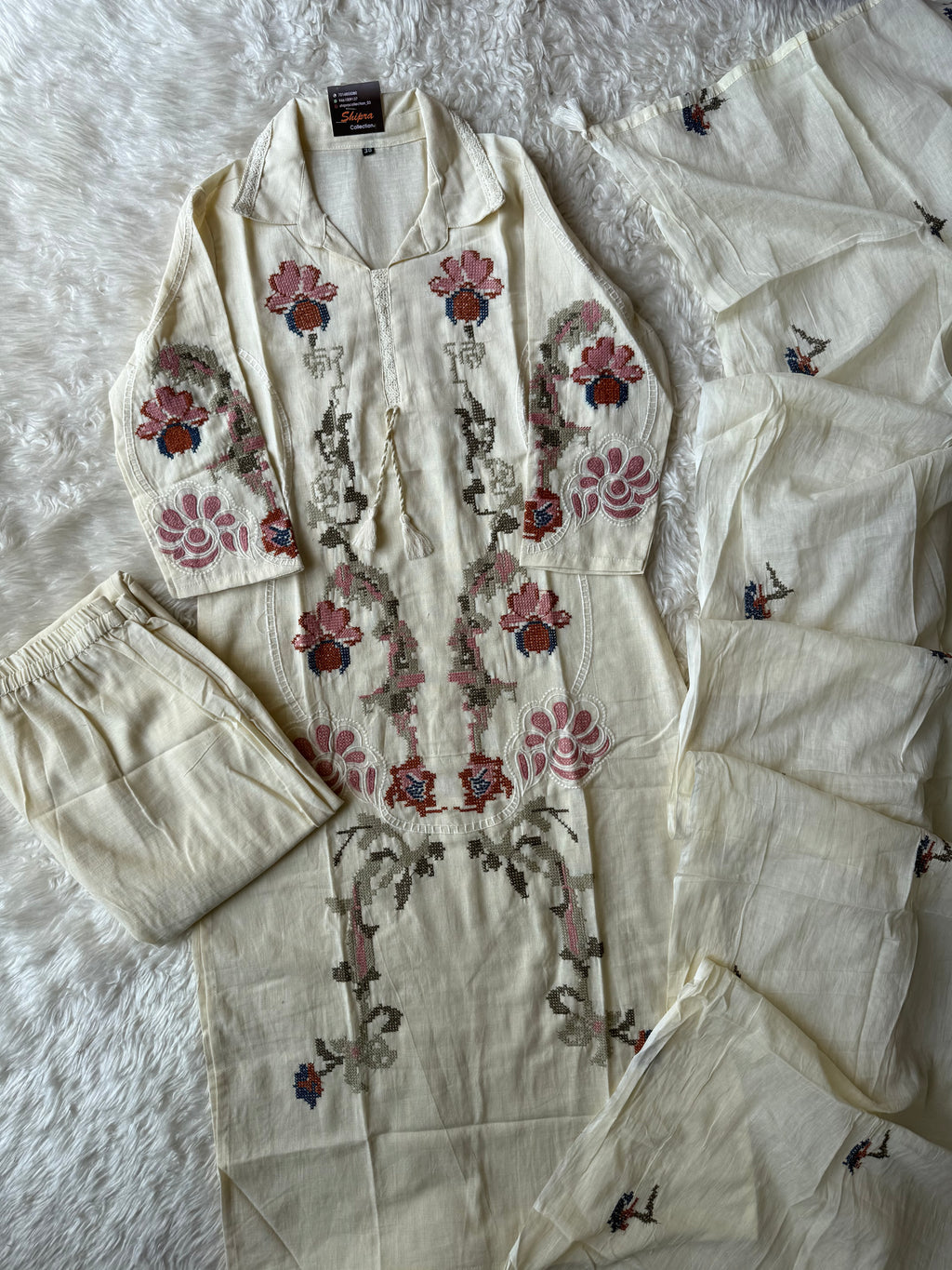 Khadi Cotton Thread Work Set