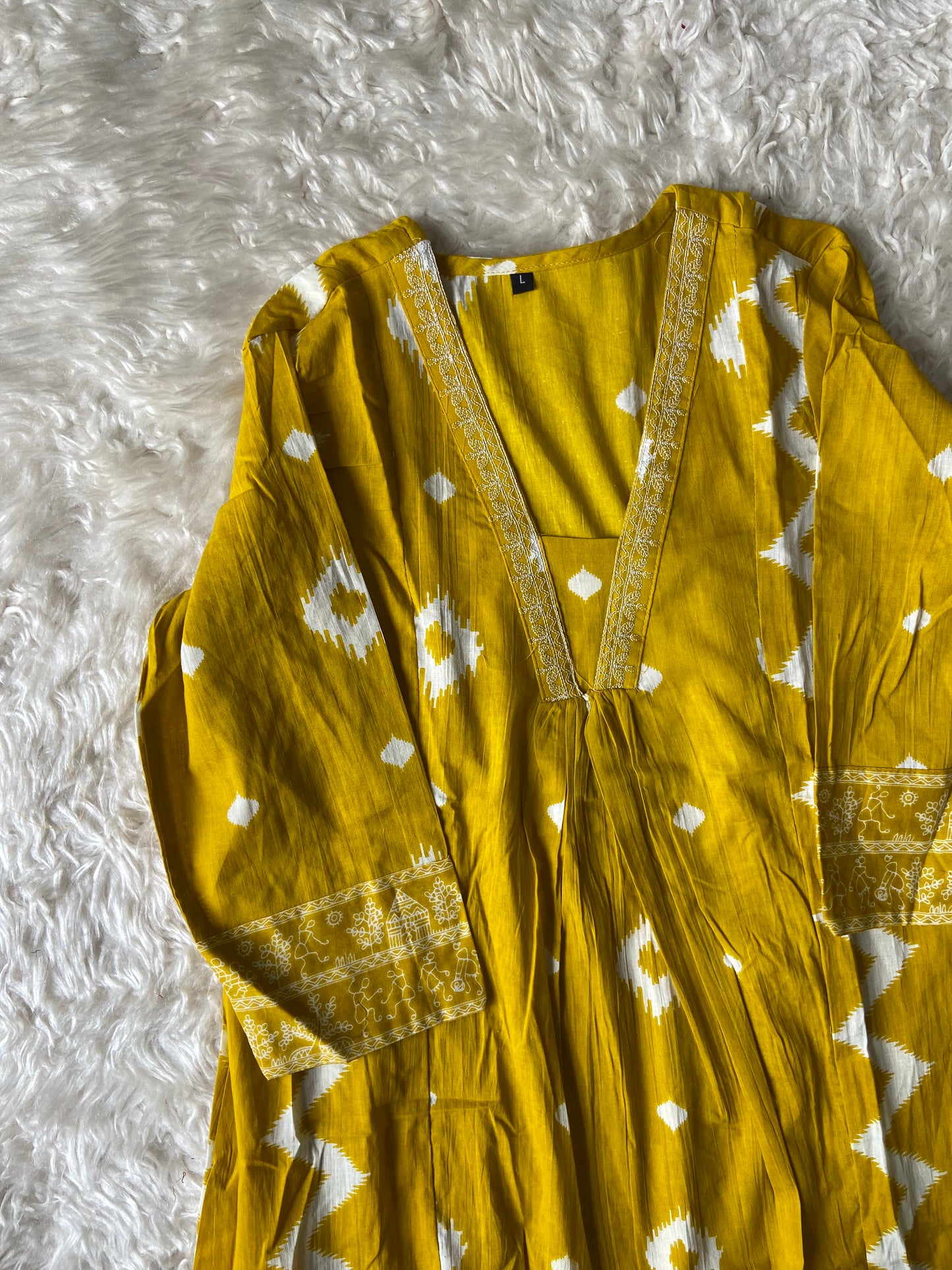 Budget Friendly FLARE Kurti Pant Dupatta Set