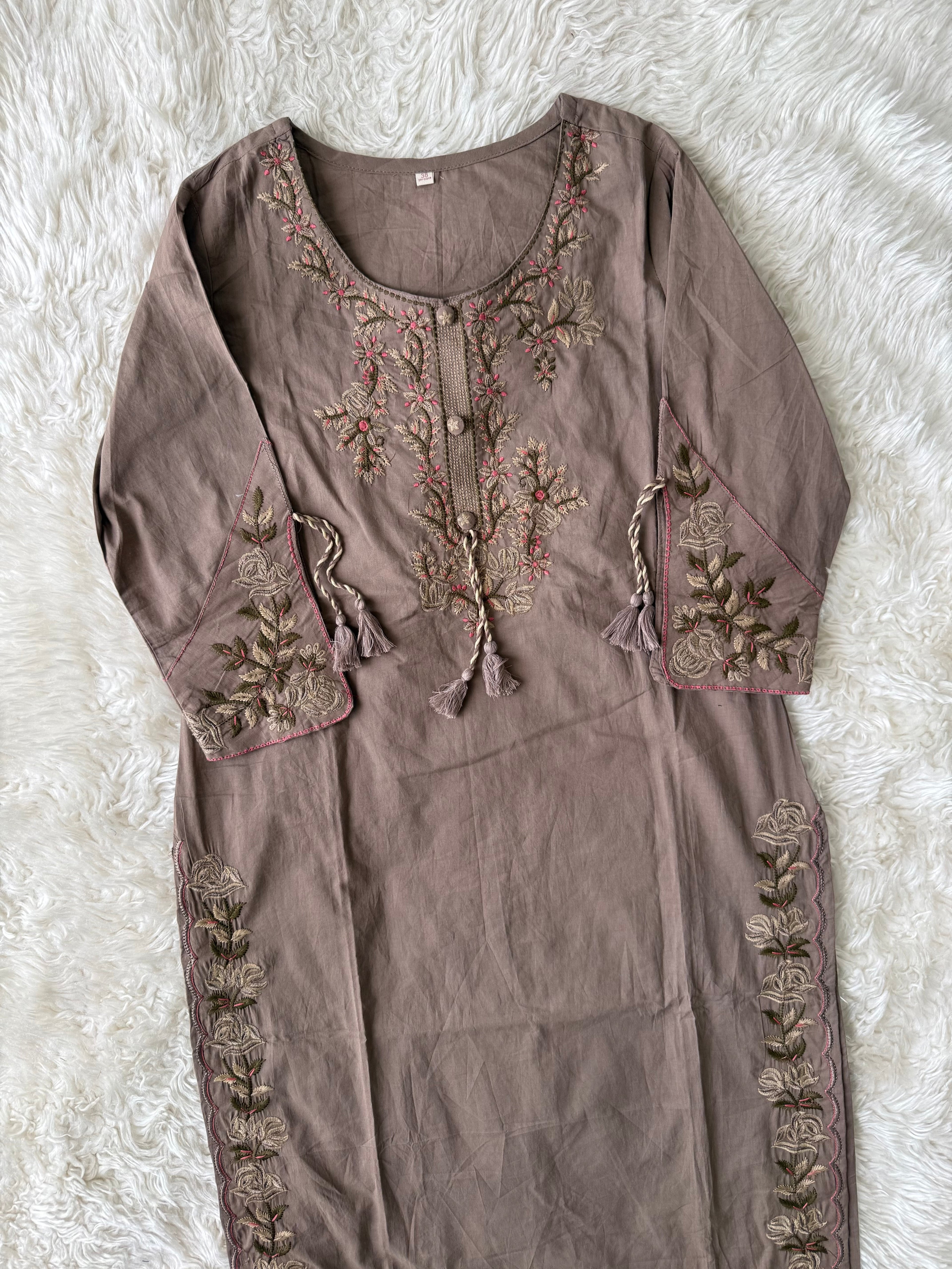 Premium Cotton Kurti Pant Dupatta Set