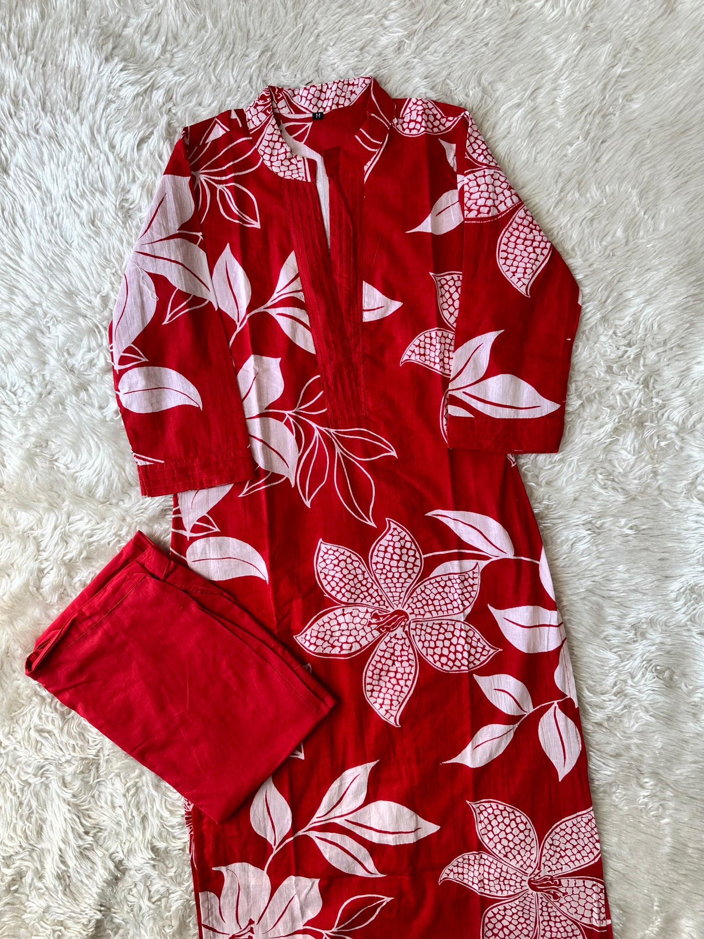 Cotton Kurti Pant Set