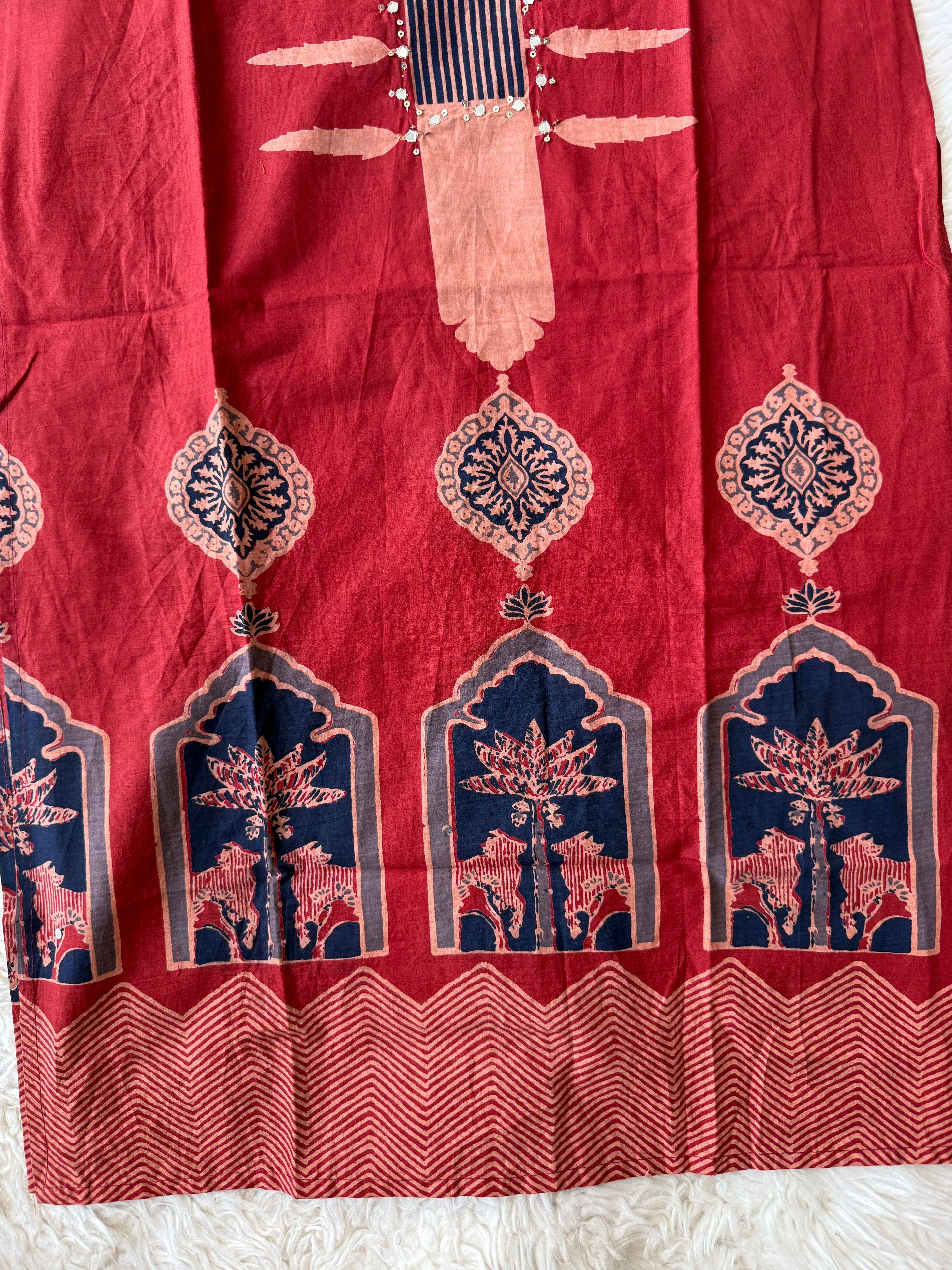 Budget Friendly Kurti Pant Dupatta Set