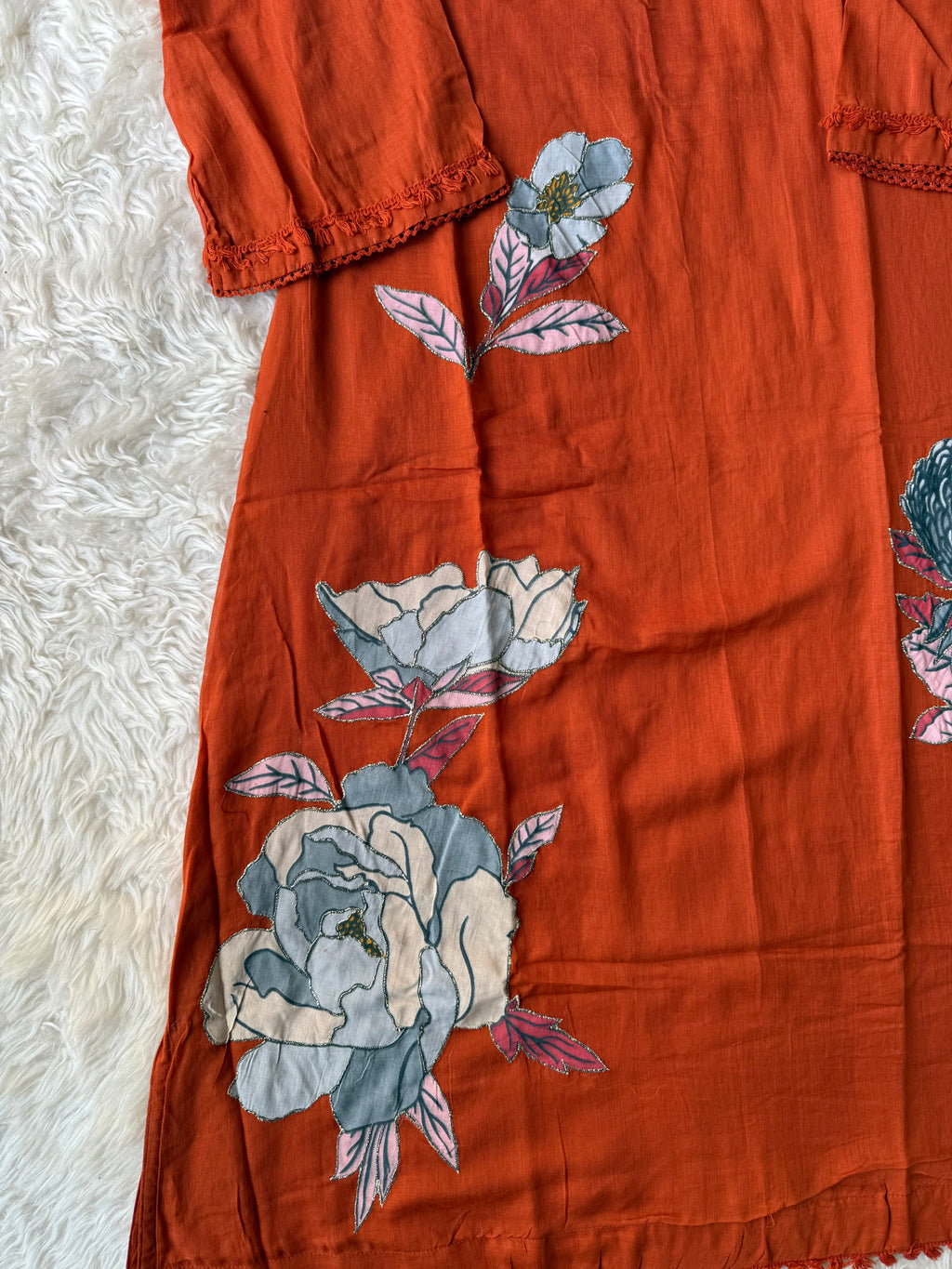 Mul Cotton Kurti Pant Dupatta Set