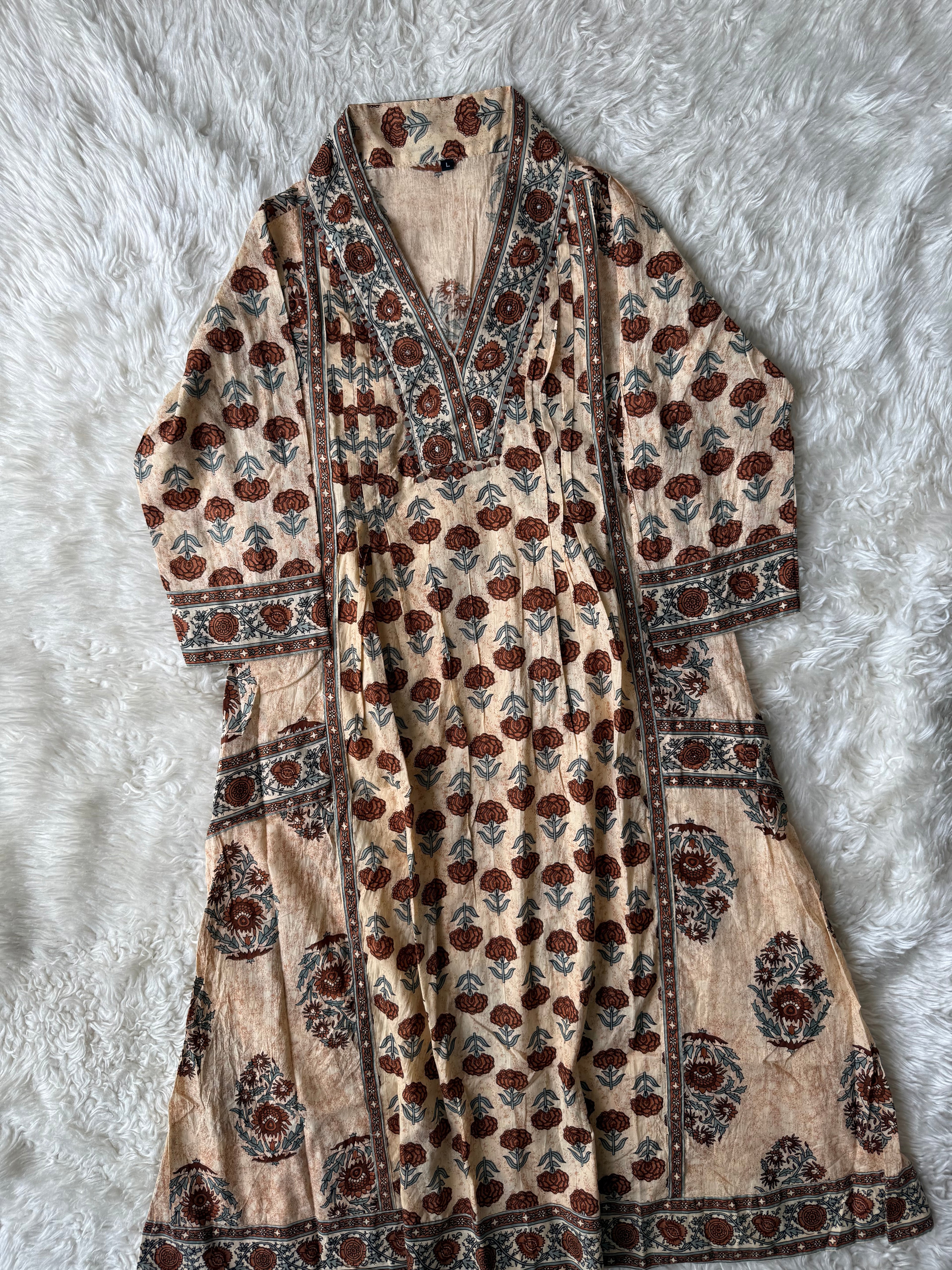 Budget Friendly FLARE Kurti Pant Dupatta Set