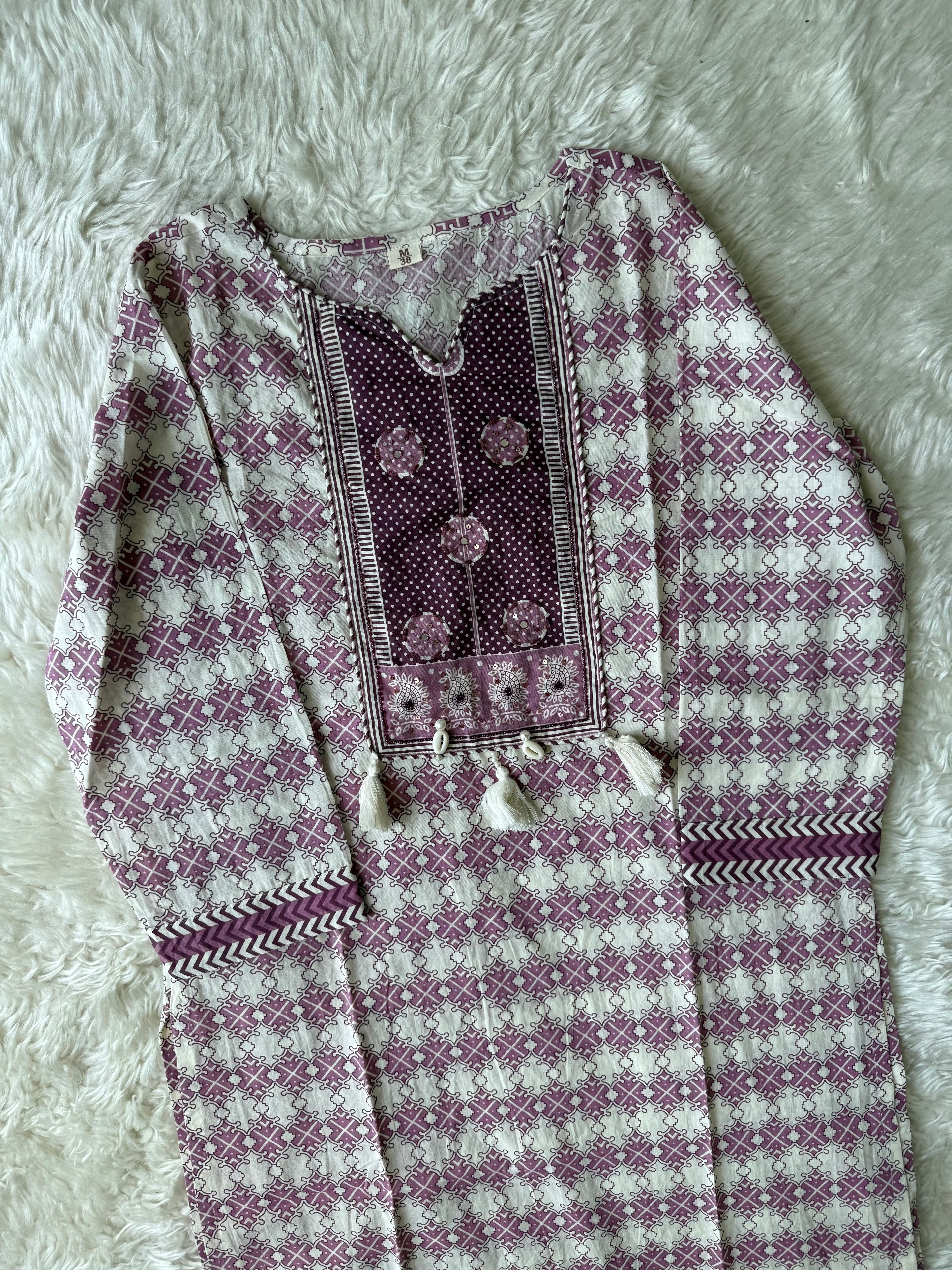 Premium Cotton Kurti Pant Dupatta Set