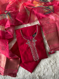 “Plus Size” Roman Silk Kurti Pant Dupatta Set