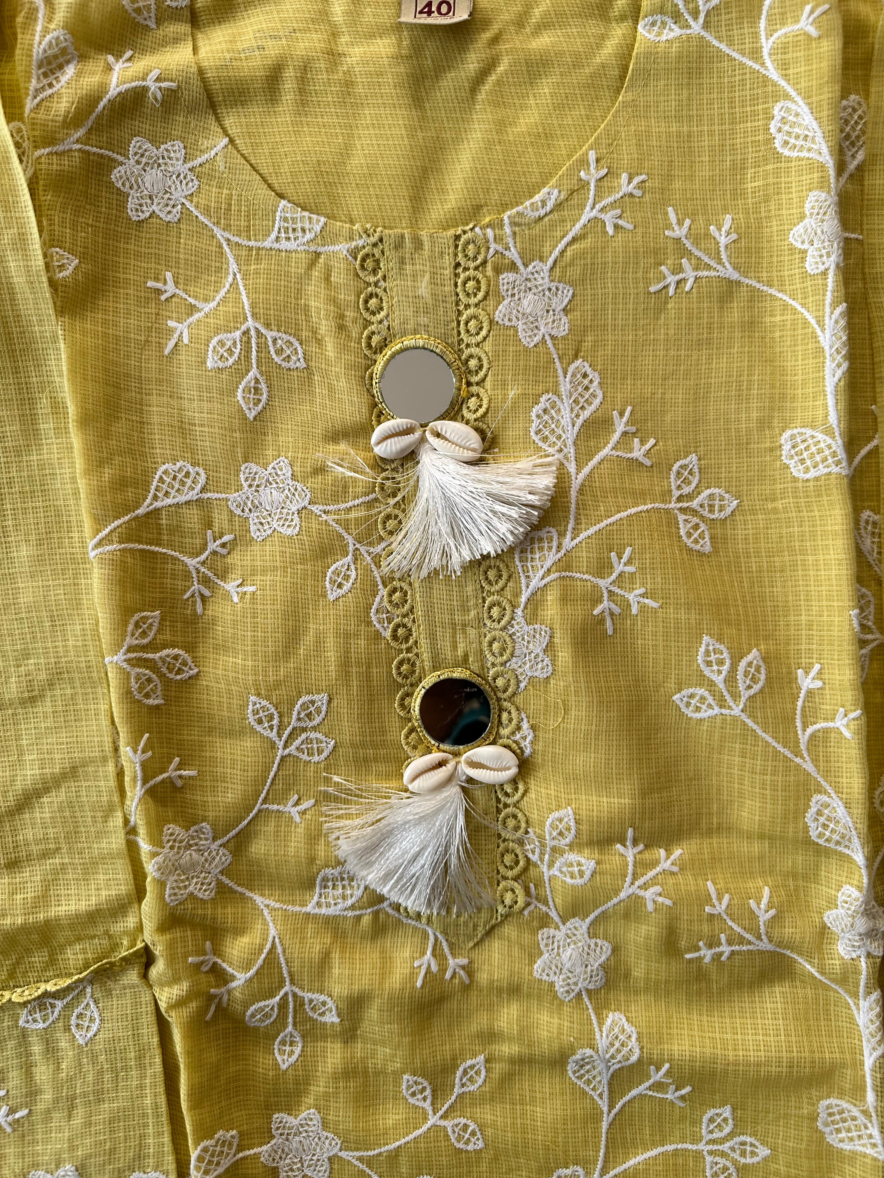 Doriya Love Kurti Pant Paired With Mati Dupatta Set