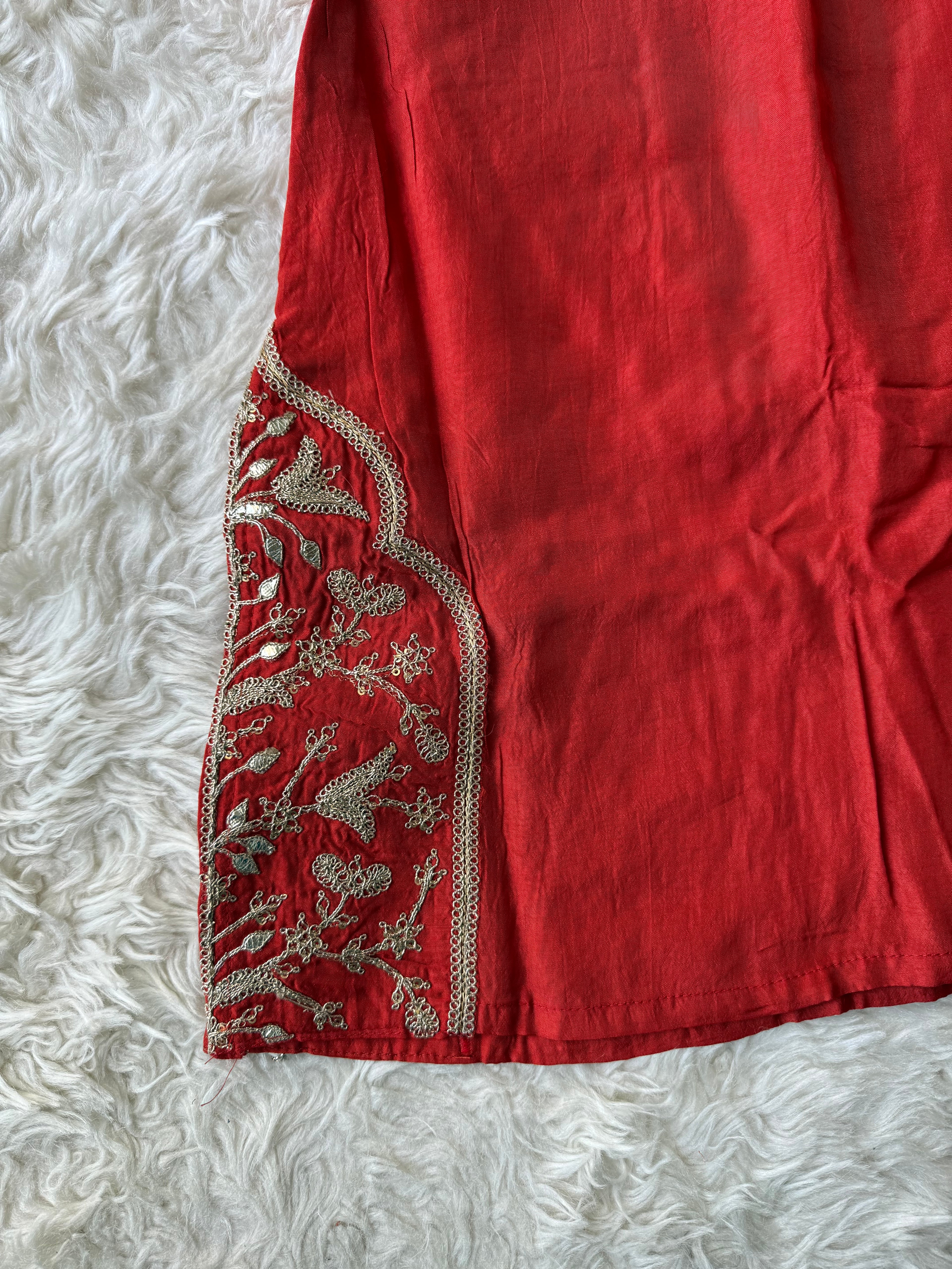 Dola Silk Kurti Pant Dupatta Set