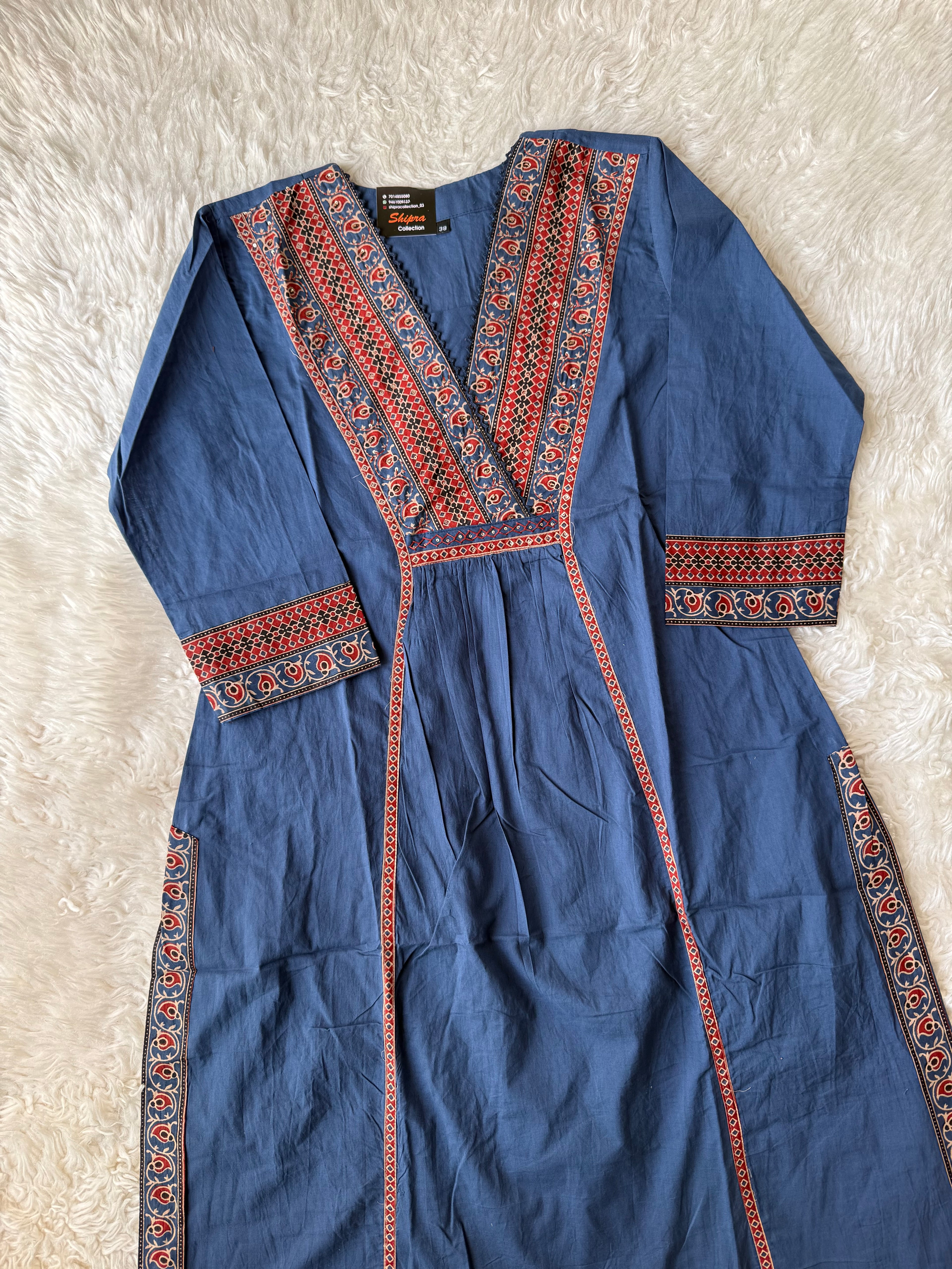 Premium Cotton Kurti Pant Dupatta Set