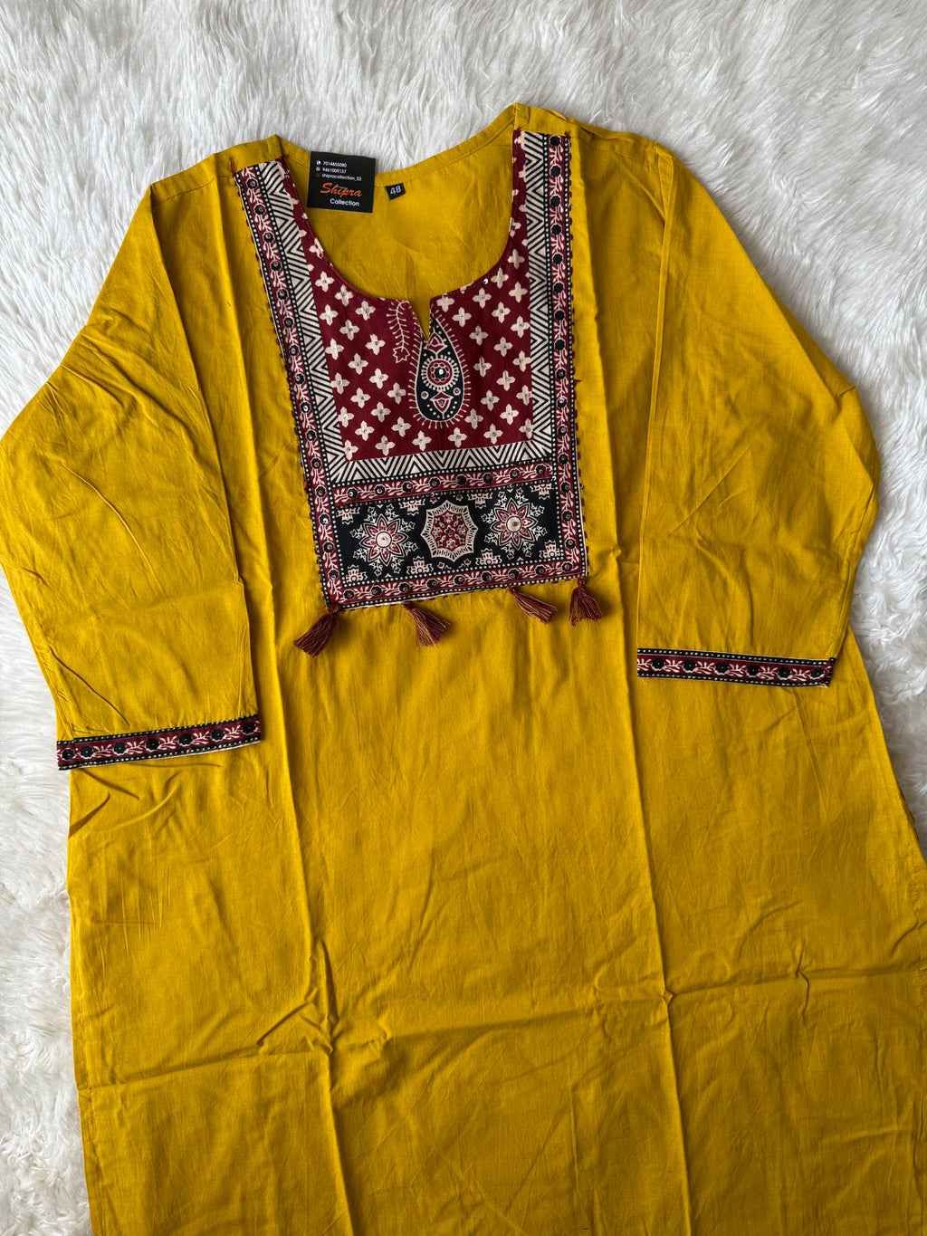 Pure Cotton Kurti Pant Dupatta Set