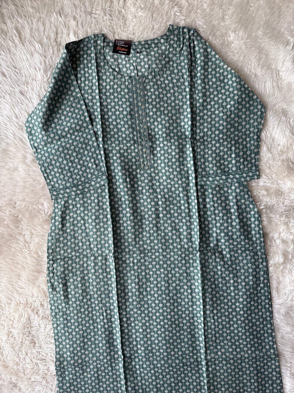 Pure Muslin Silk kurti