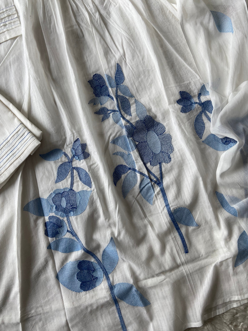 Premium Mul Cotton Thread Work Collection