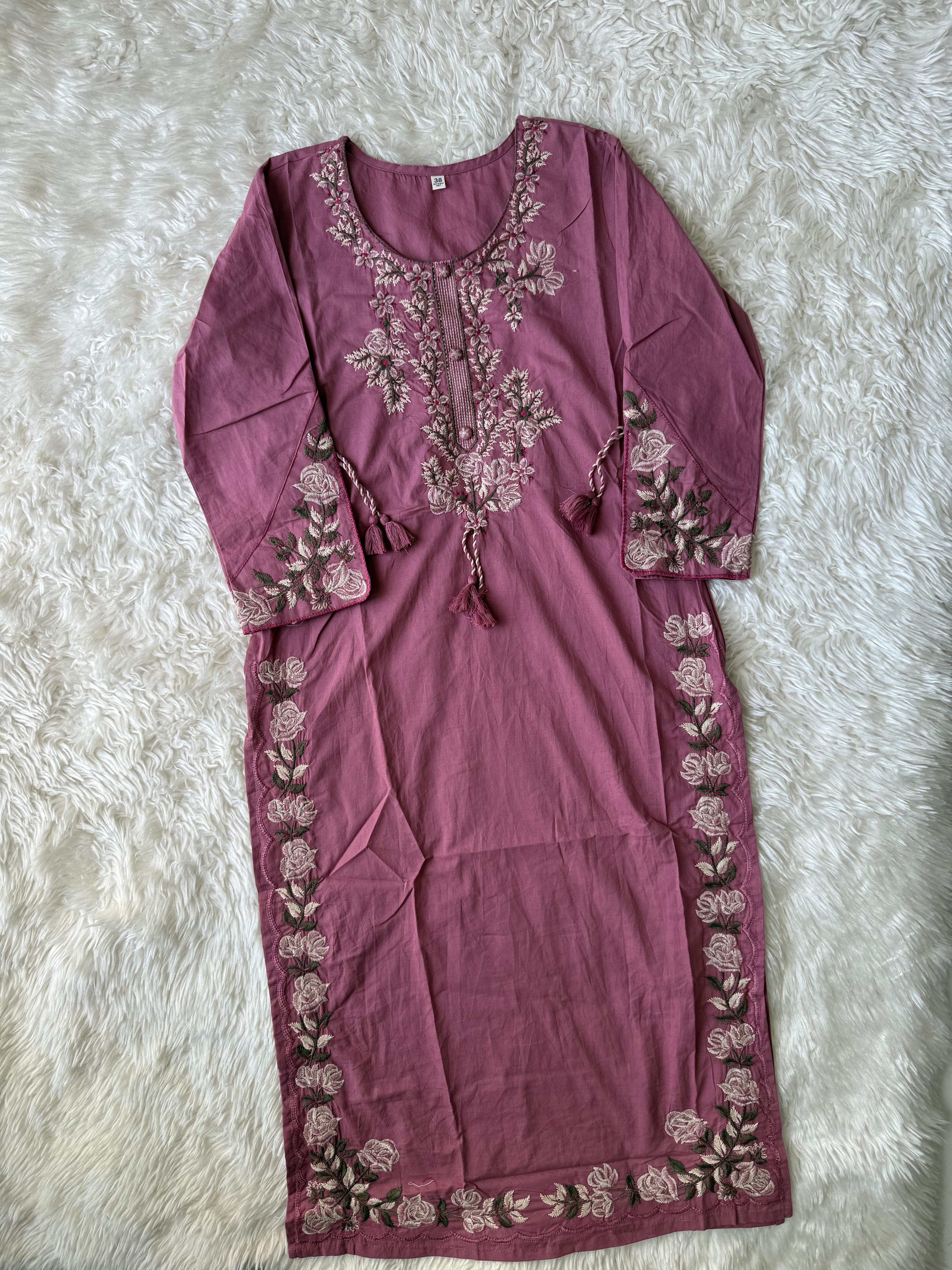 Premium Cotton Kurti Pant Dupatta Set