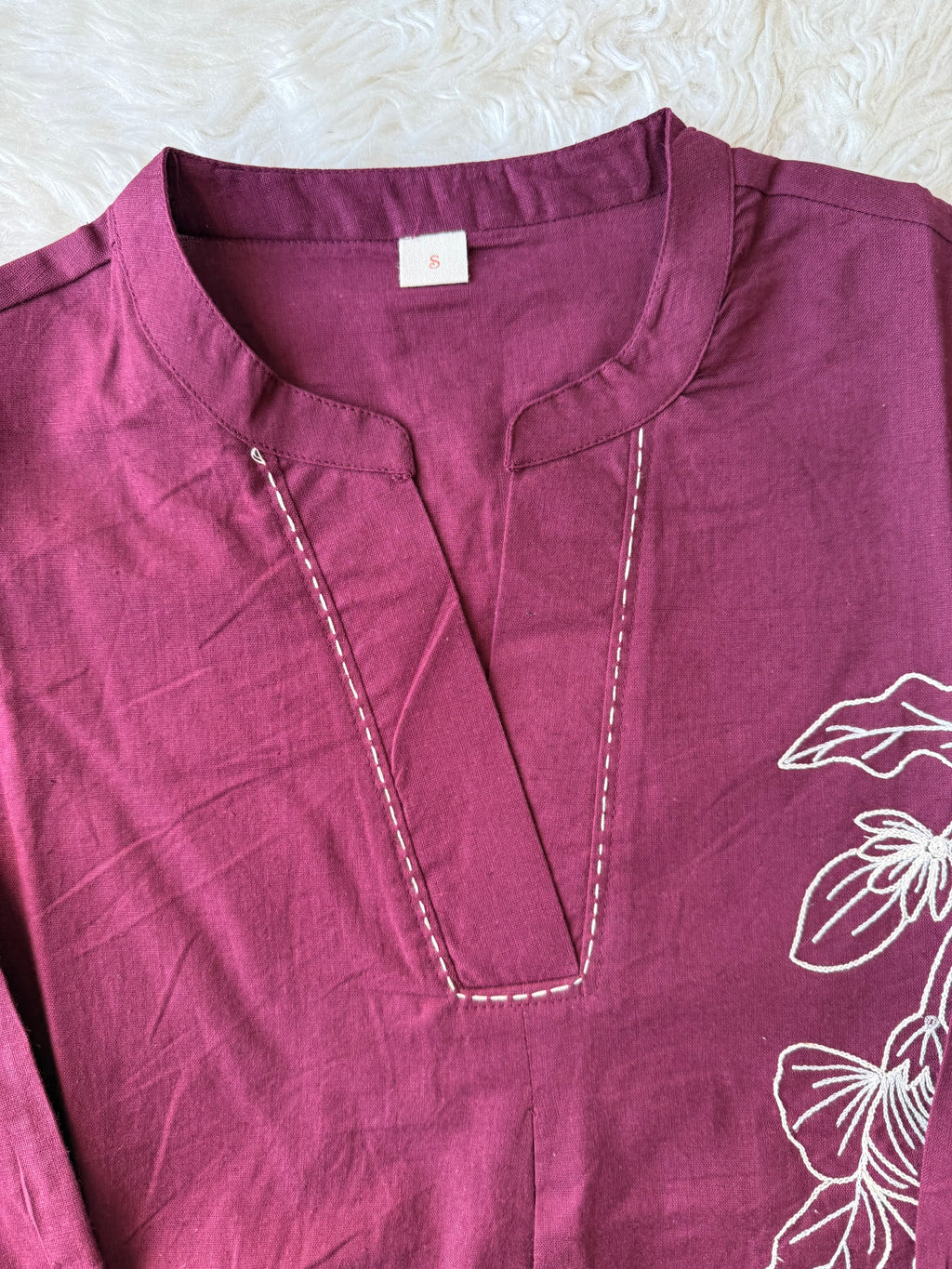 Khadi Cotton Short Kurti