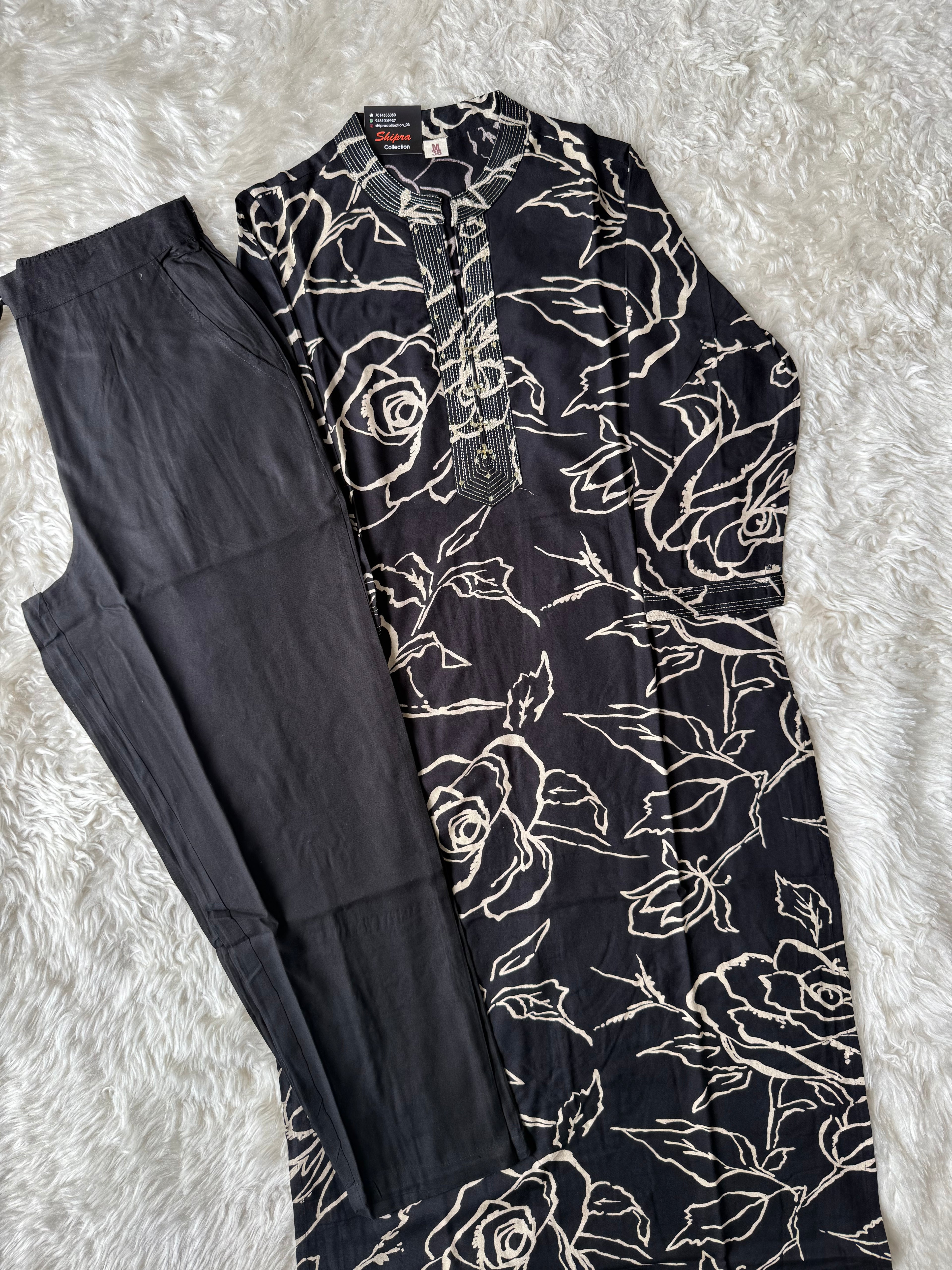 Soft Rayon Kurti Pant Set