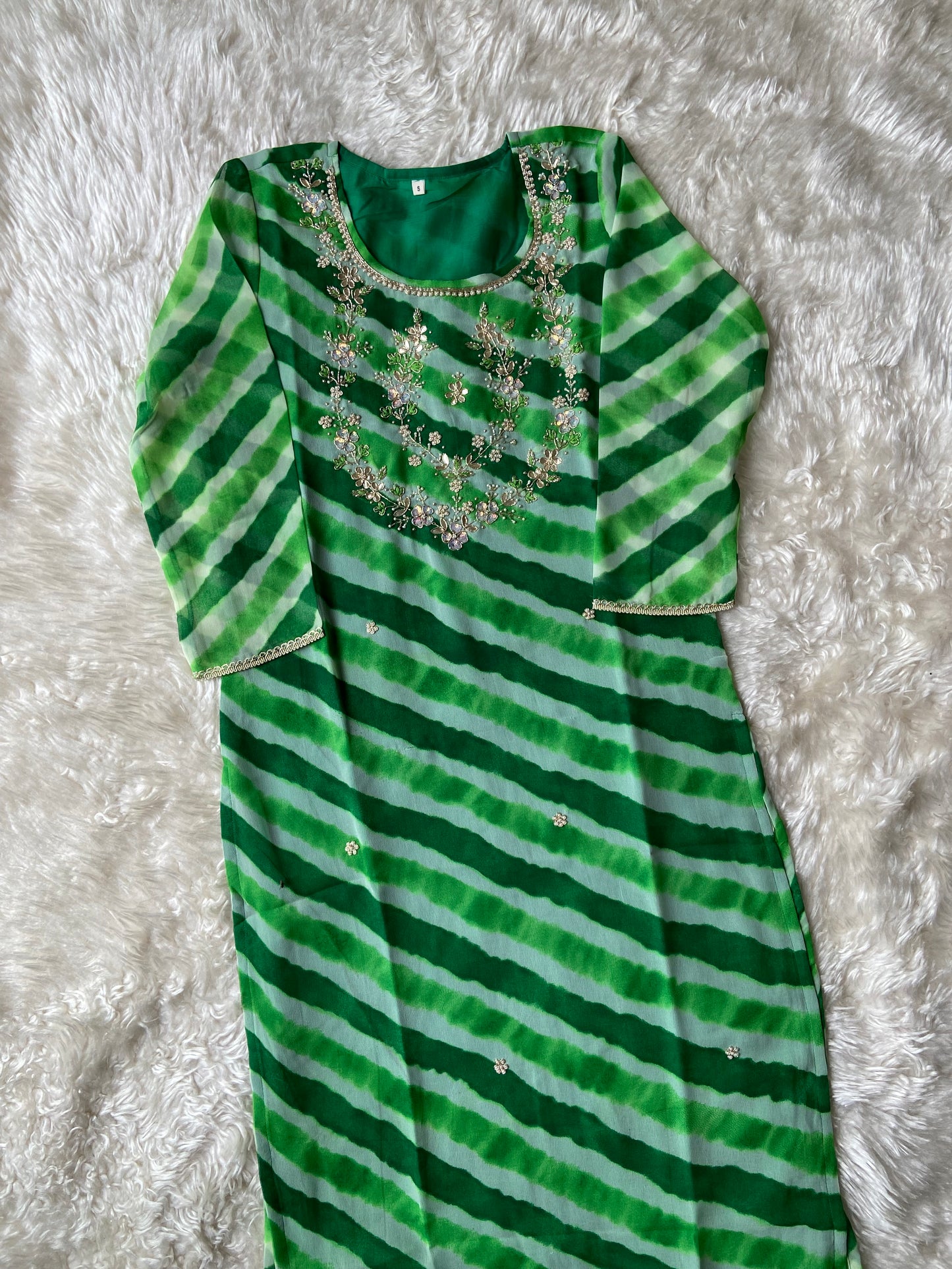 Georgette Lehariya kurti