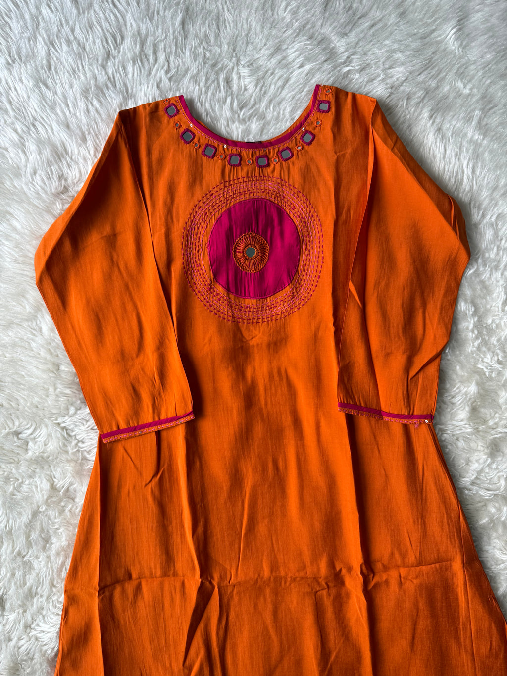 Roman Silk Kurti Plazo Dupatta Set