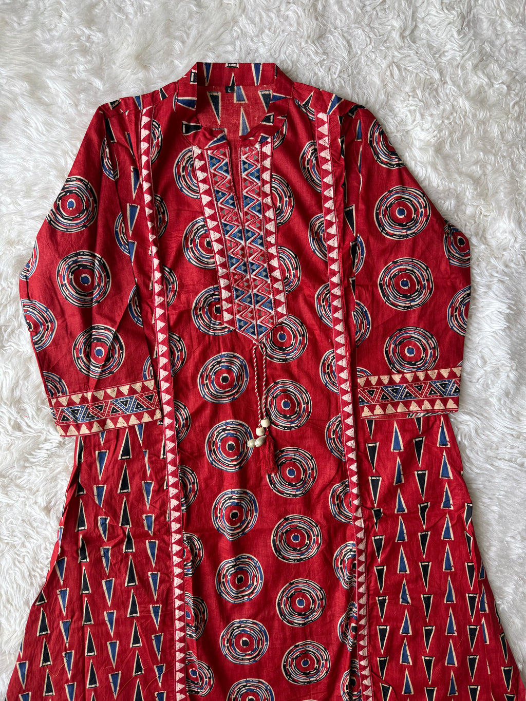 Cotton FLARE Kurti Pant Set