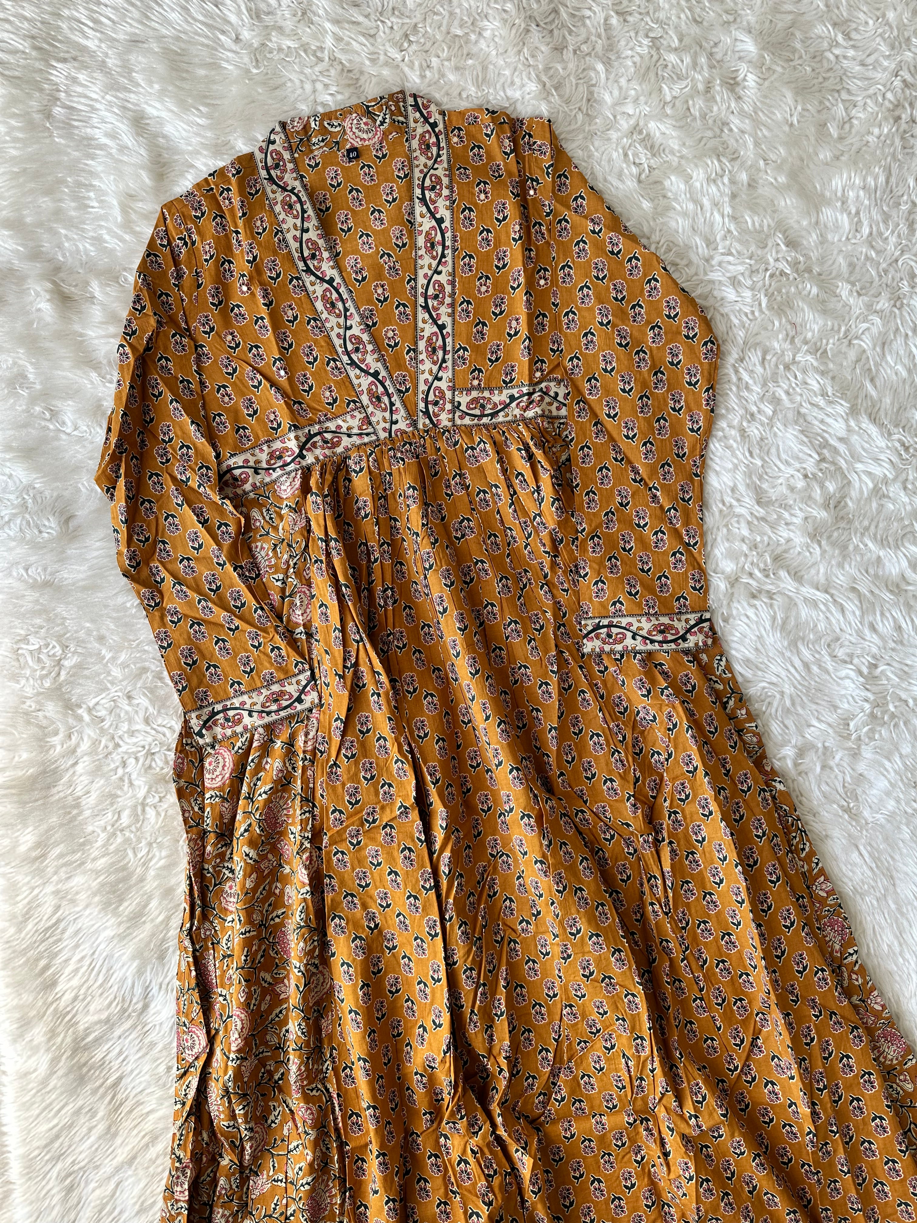Premium Cotton Alia Flare Kurti