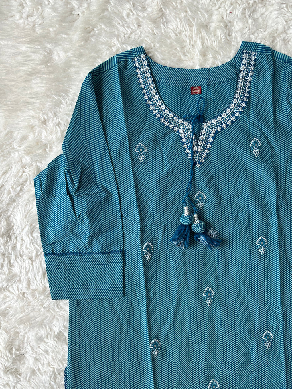 Budget Friendly Kurti Pant Dupatta Set