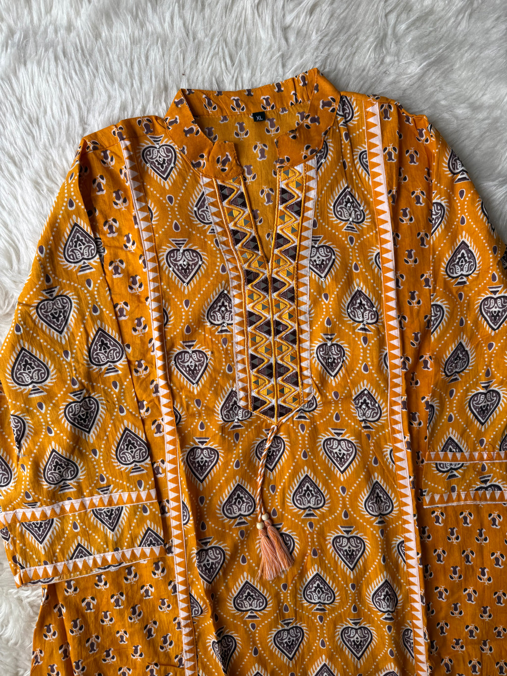 Cotton FLARE Kurti Pant Set