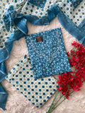 Premium Cotton Kurti Pant Cotton Dupatta Set