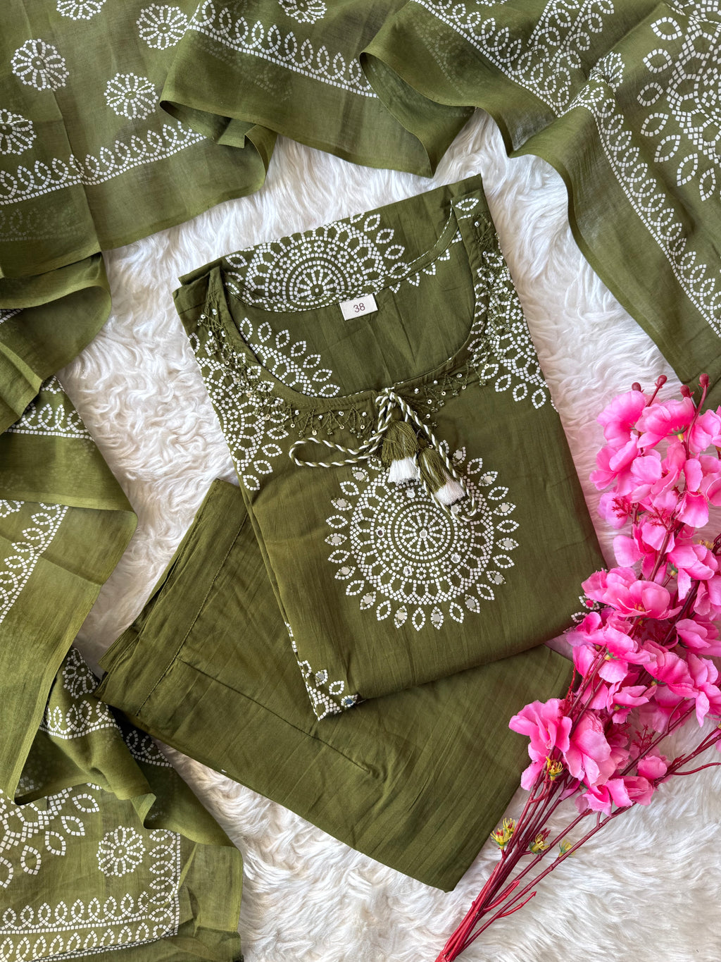 Premium Cotton Kurti Plazo Pant Set