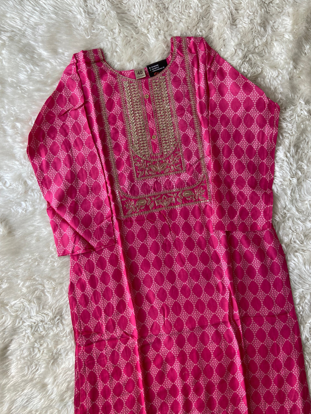 Russian Silk Kurti Pant Dupatta Set
