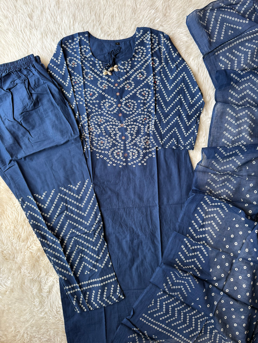 Budget Friendly Kurti Pant Dupatta Set