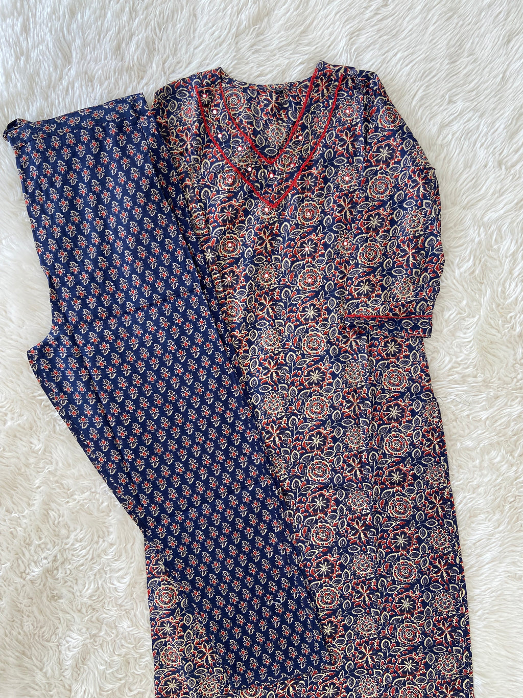 Cotton Kurti Pant Set