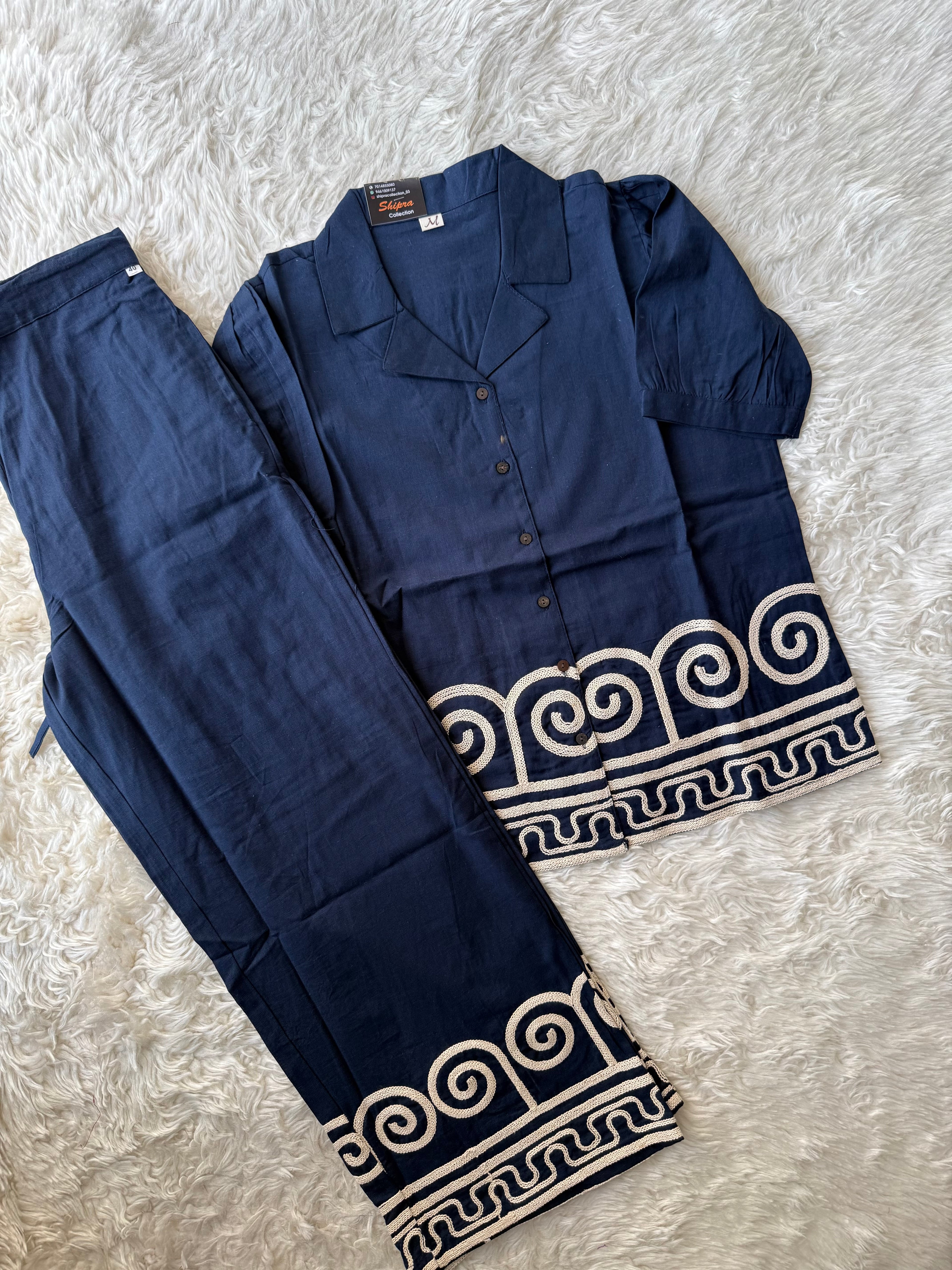 Soft Khadi Cotton Co-ord Set