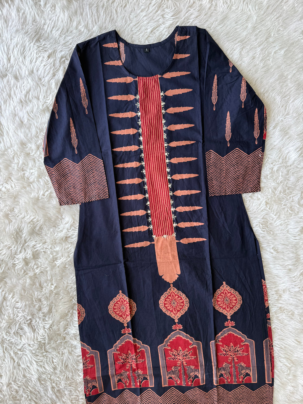 Budget Friendly Kurti Pant Dupatta Set