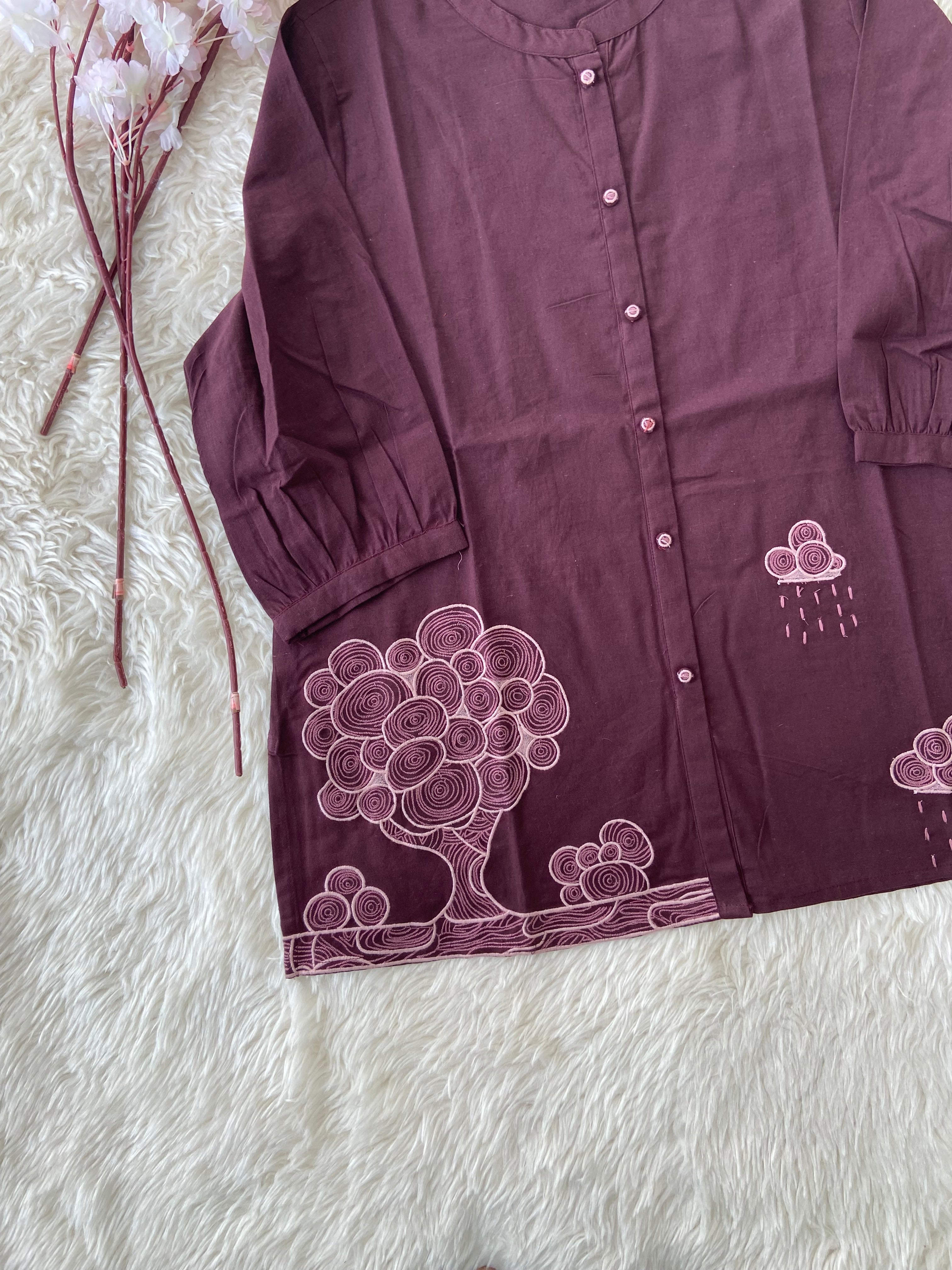 “Plus Size” Khadi Cotton Short Kurti