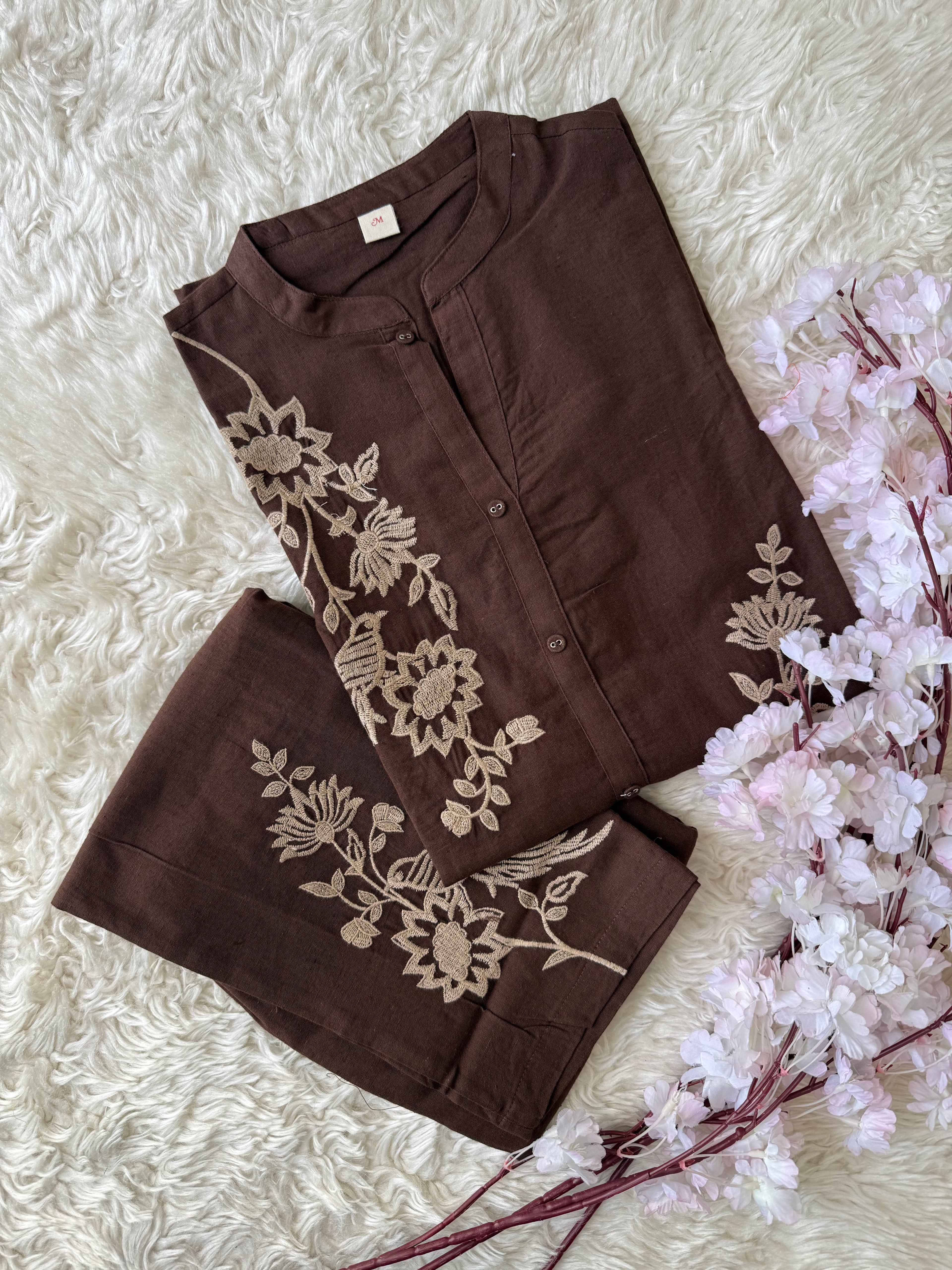 Soft Khadi Cotton Co-ord Set