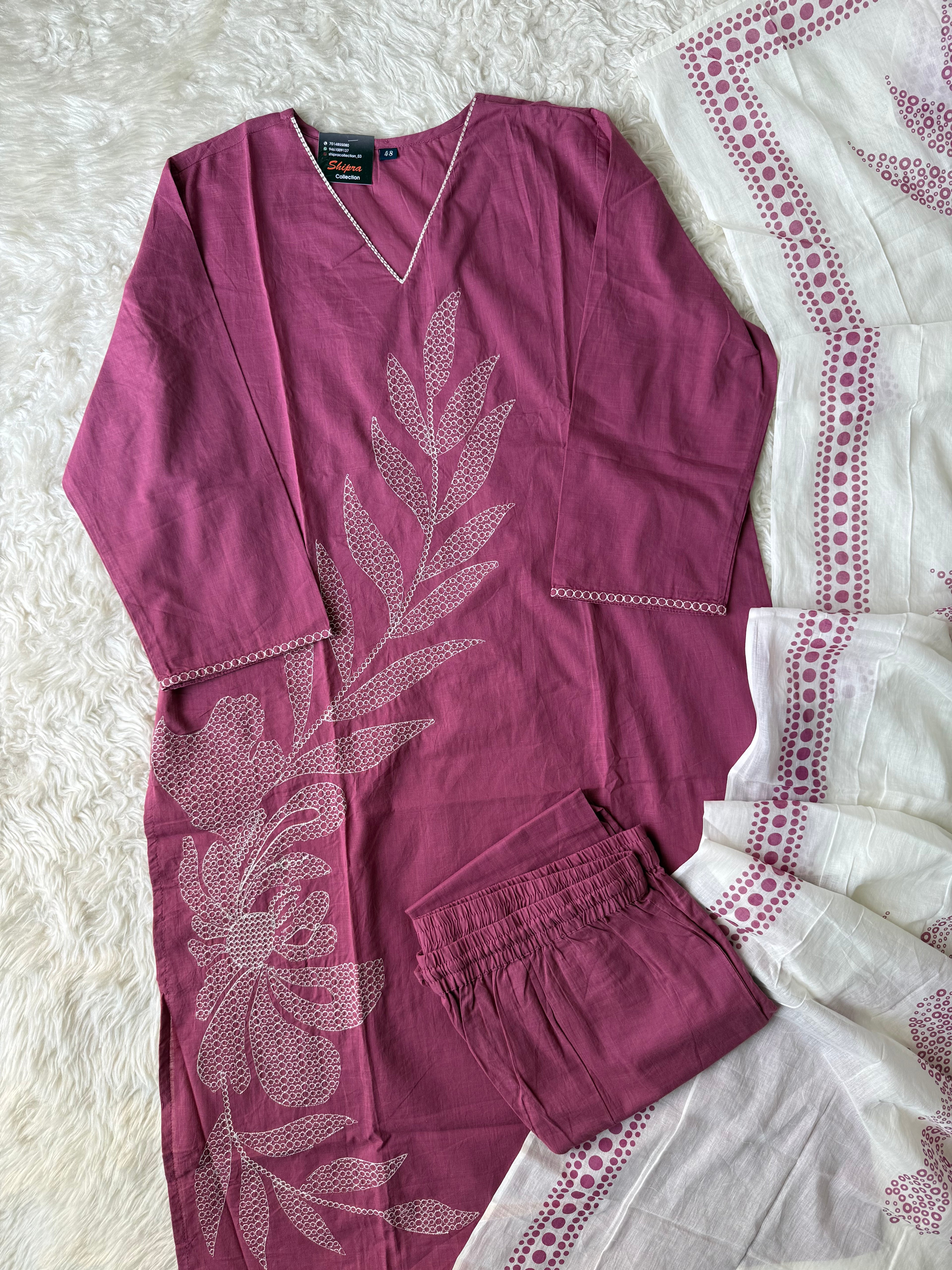 Premium Cotton Thread Work Collection