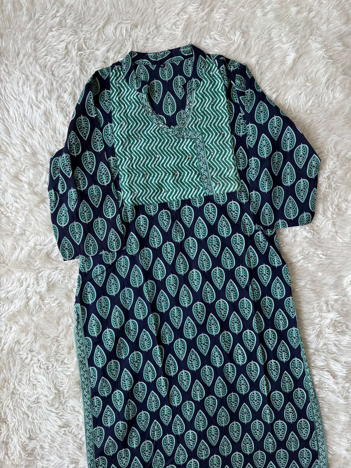Pure Cotton Kurti Pant Set