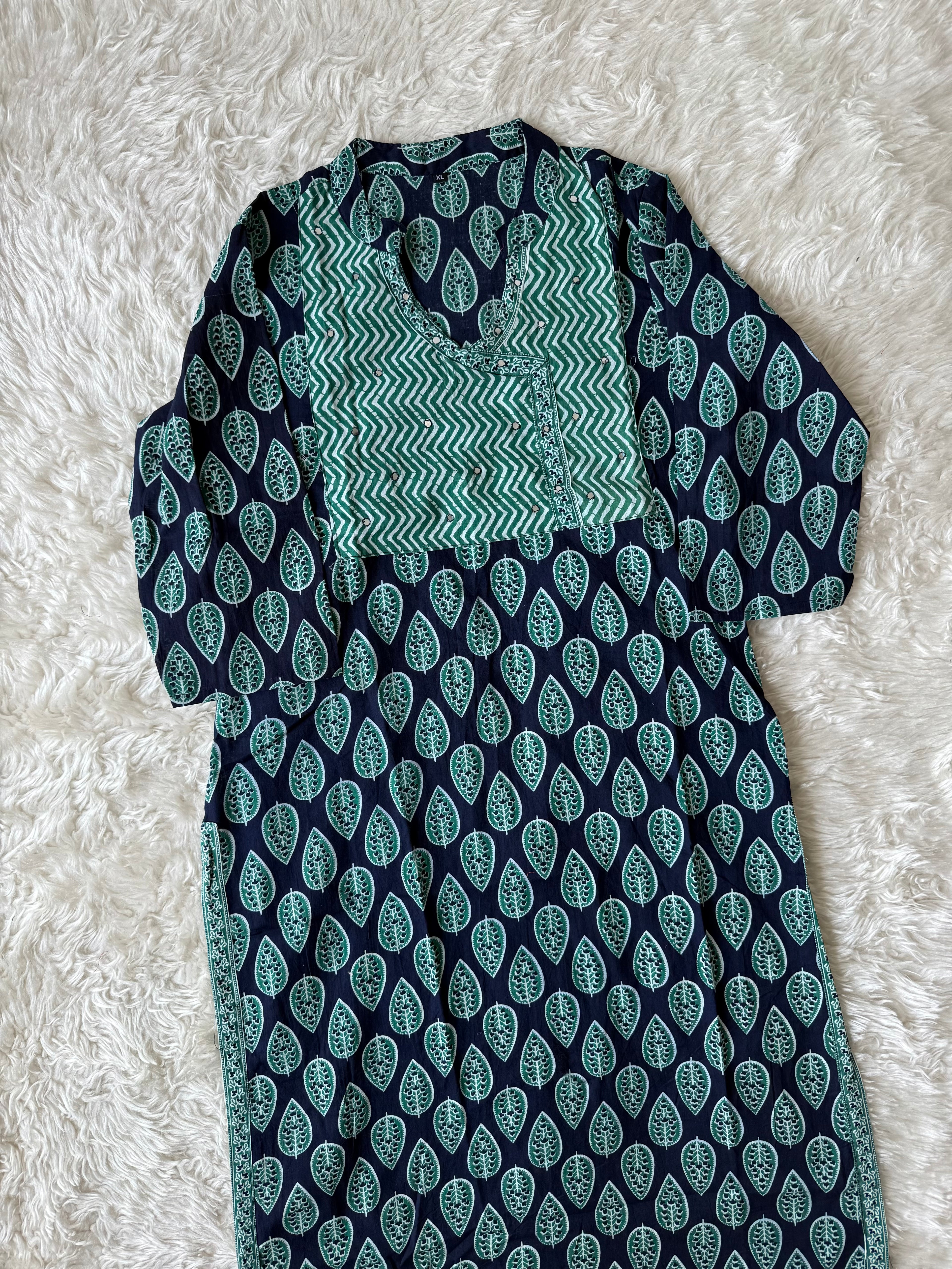 Pure Cotton Kurti Pant Set