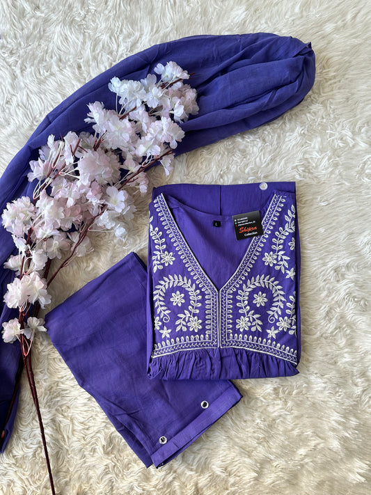Nyra Kurti Pant Dupatta Set