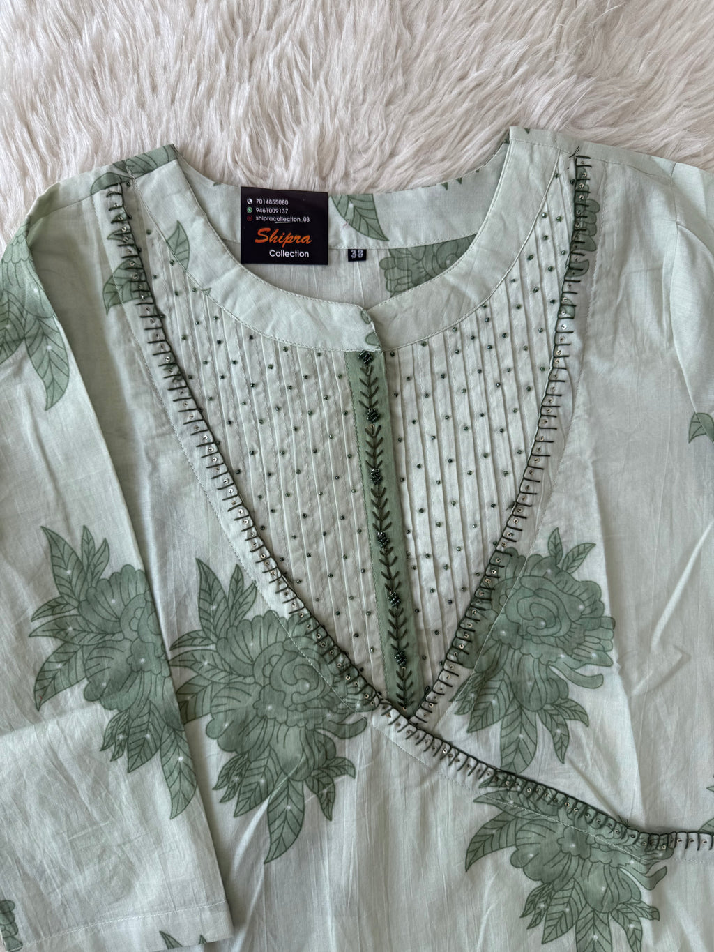 Premium Cotton Kurti Pant Dupatta Set