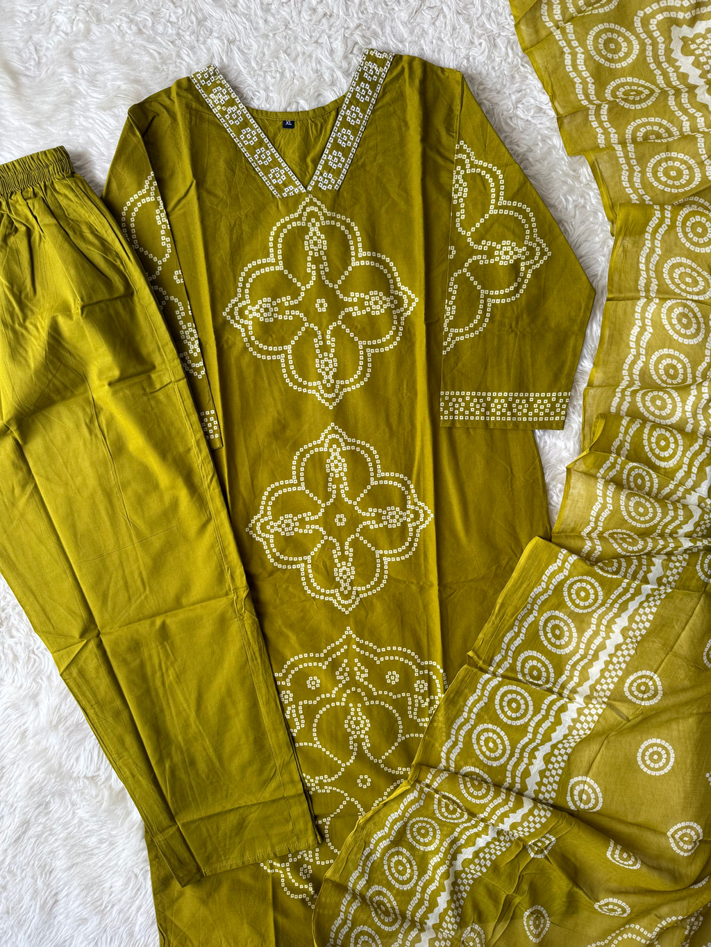 Budget Friendly Kurti Pant Dupatta Set
