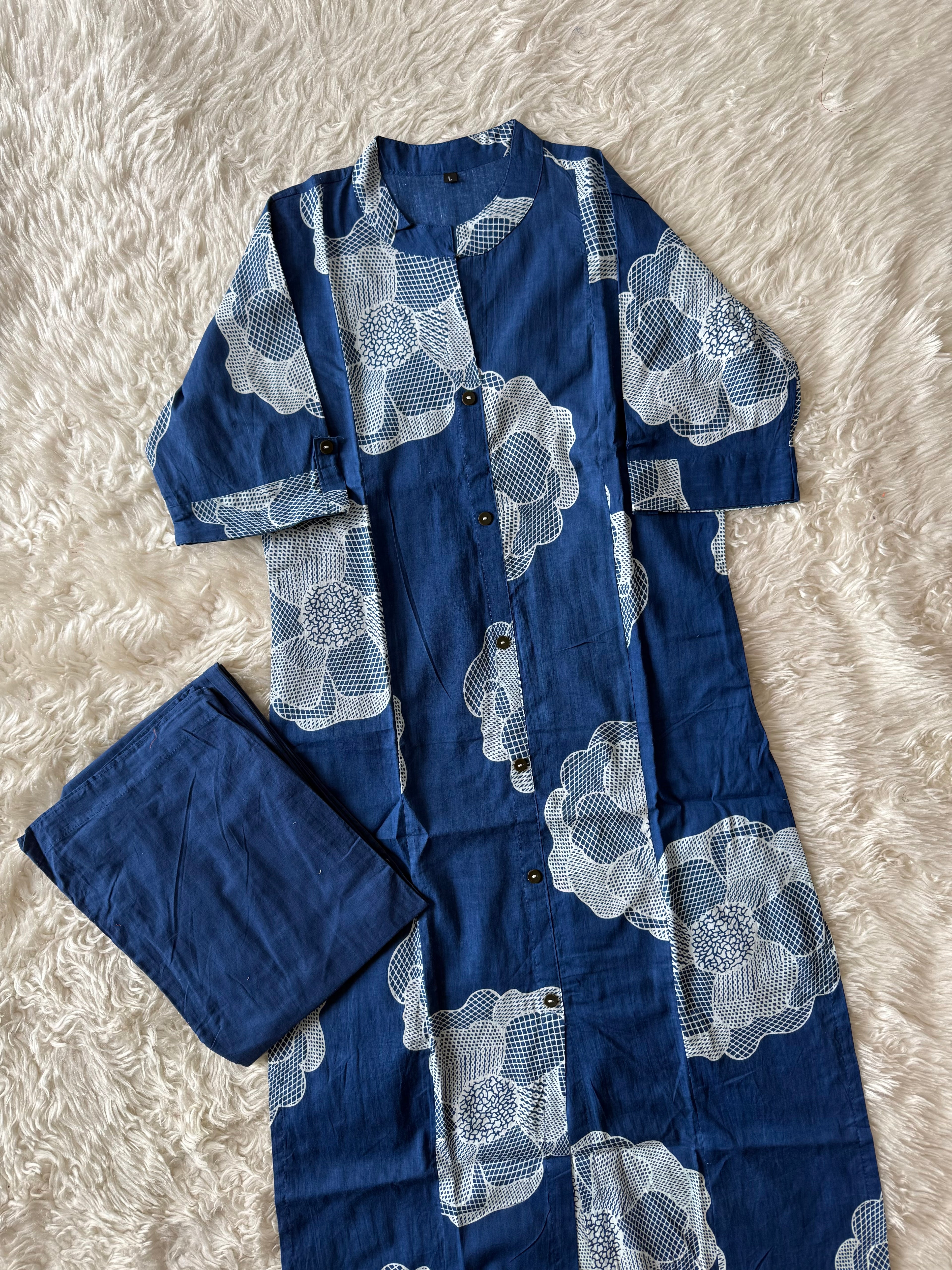Cotton Kurti Pant Set