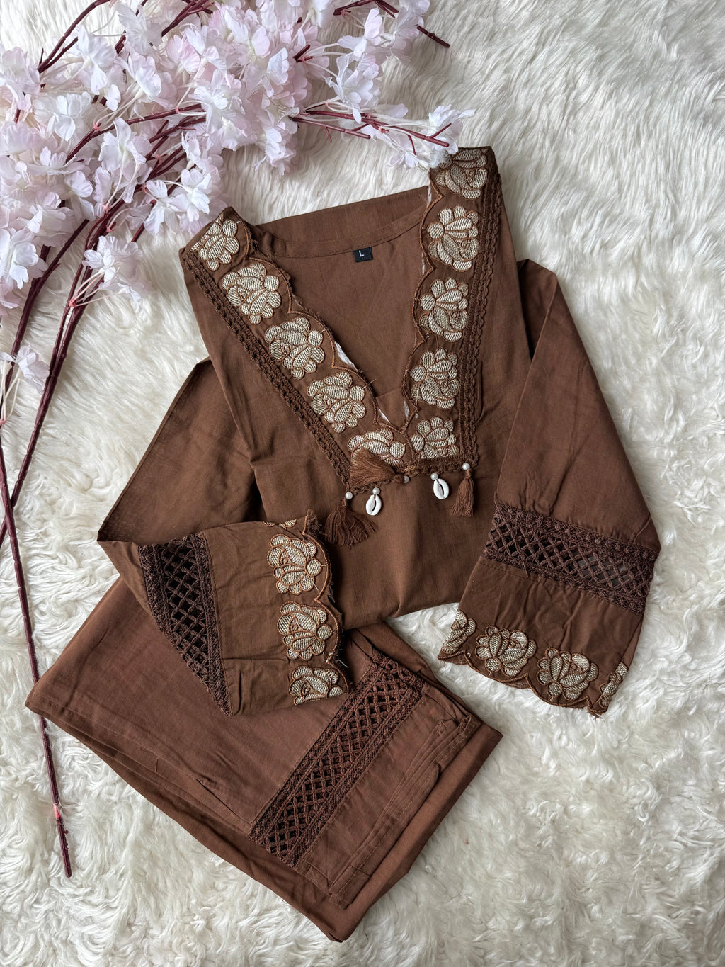 Cotton Kurti Pant Set