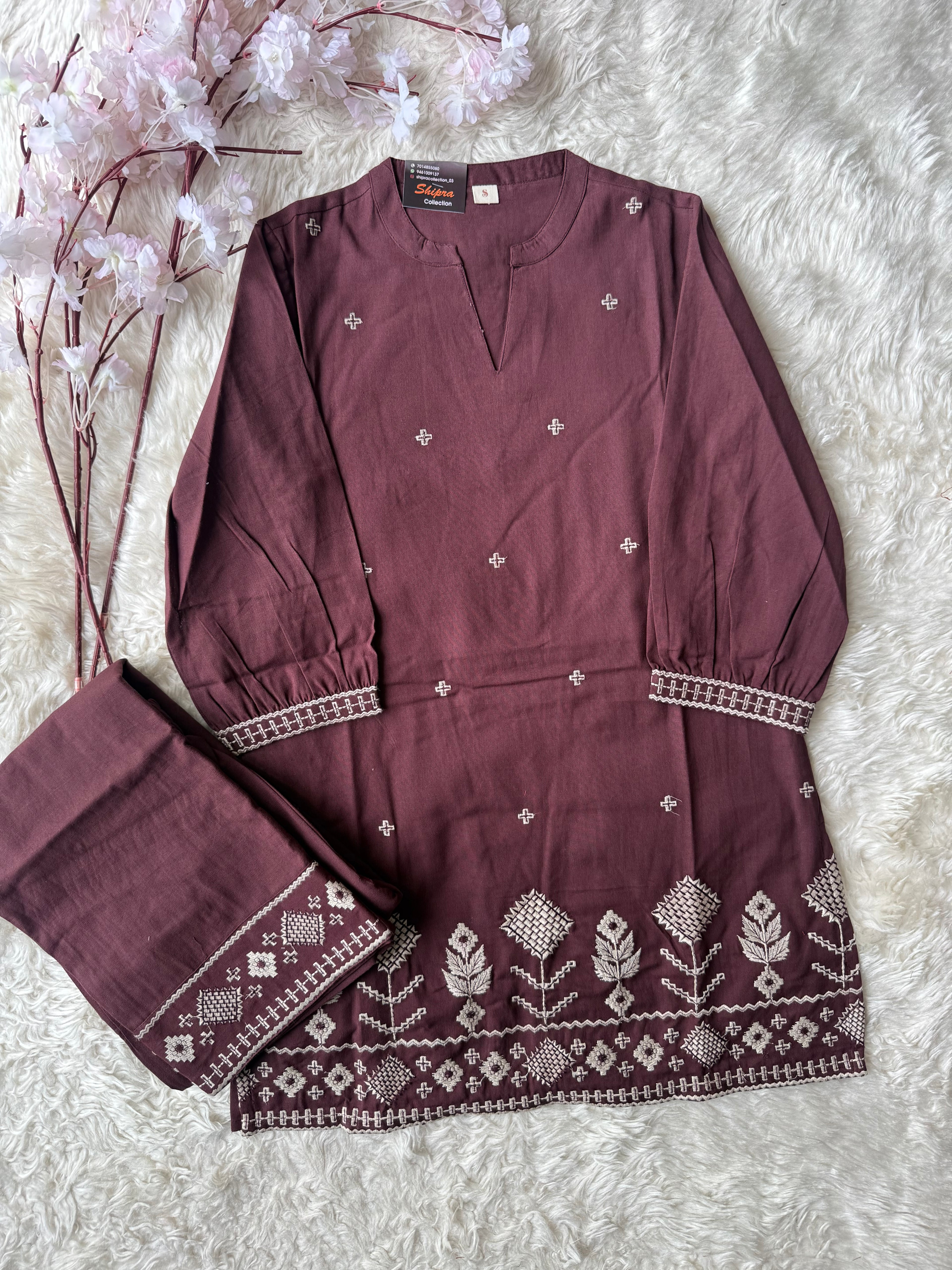 Soft Khadi Cotton Co-ord Set