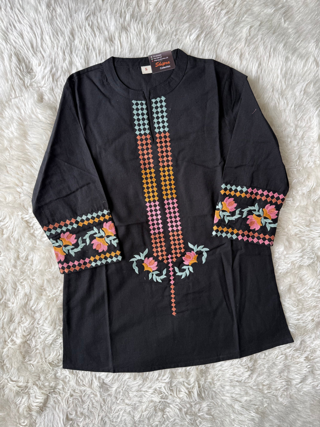 Khadi Cotton Short Kurti