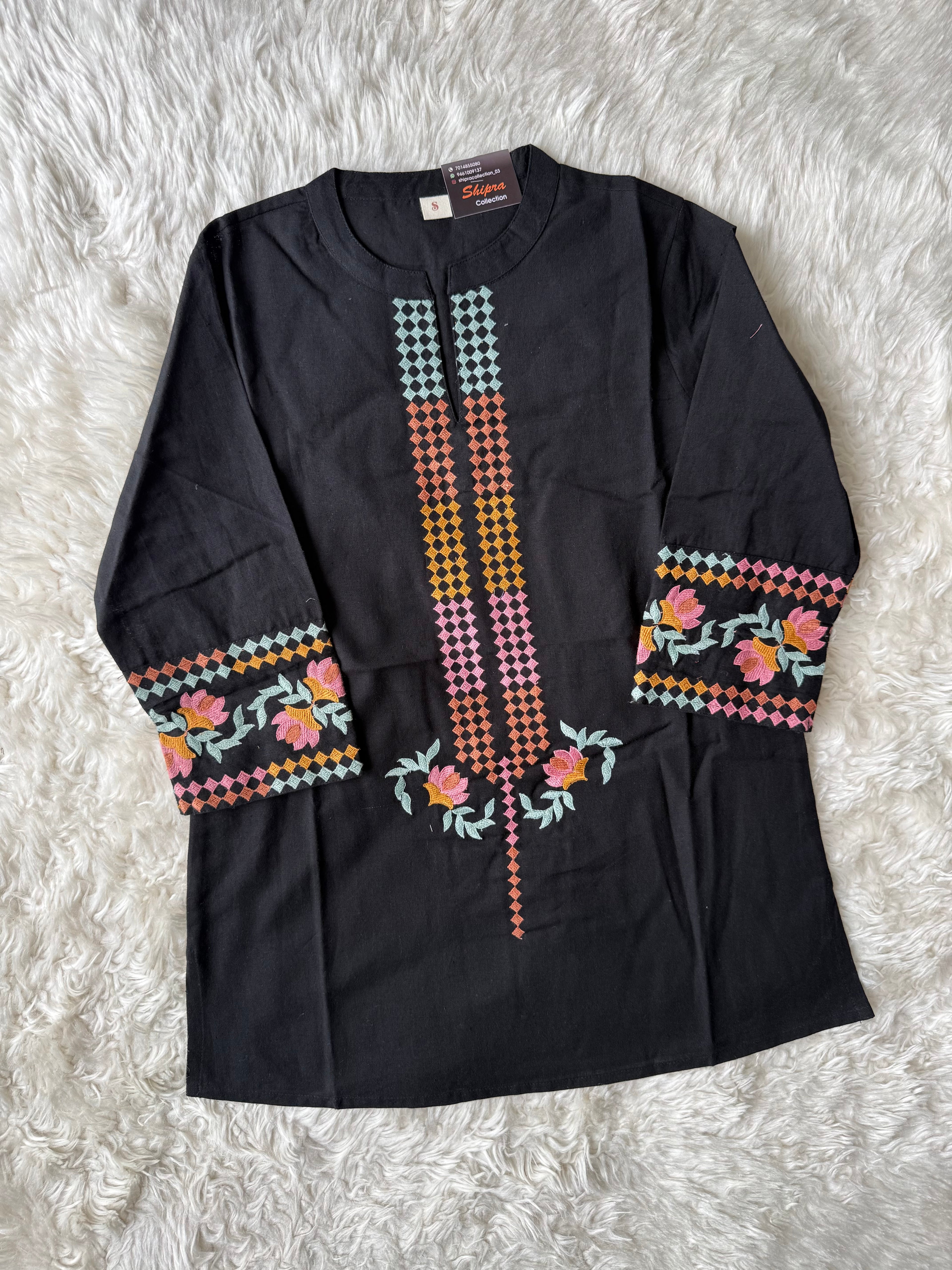 Khadi Cotton Short Kurti