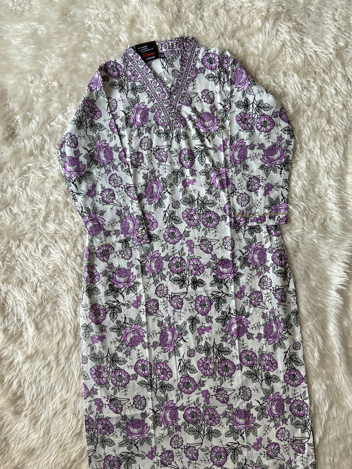 Pure Cotton Kurti Pant Set